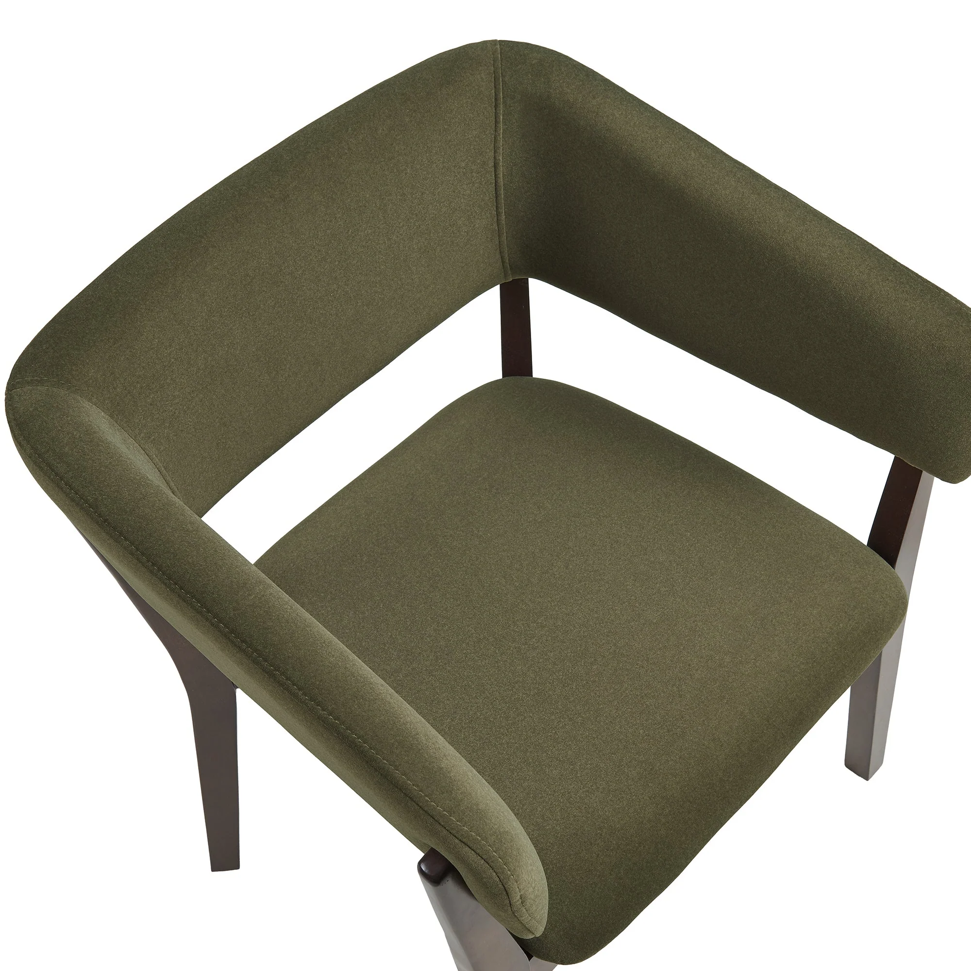 Blake Dining Armchair in Green (set of 4) - Image 5