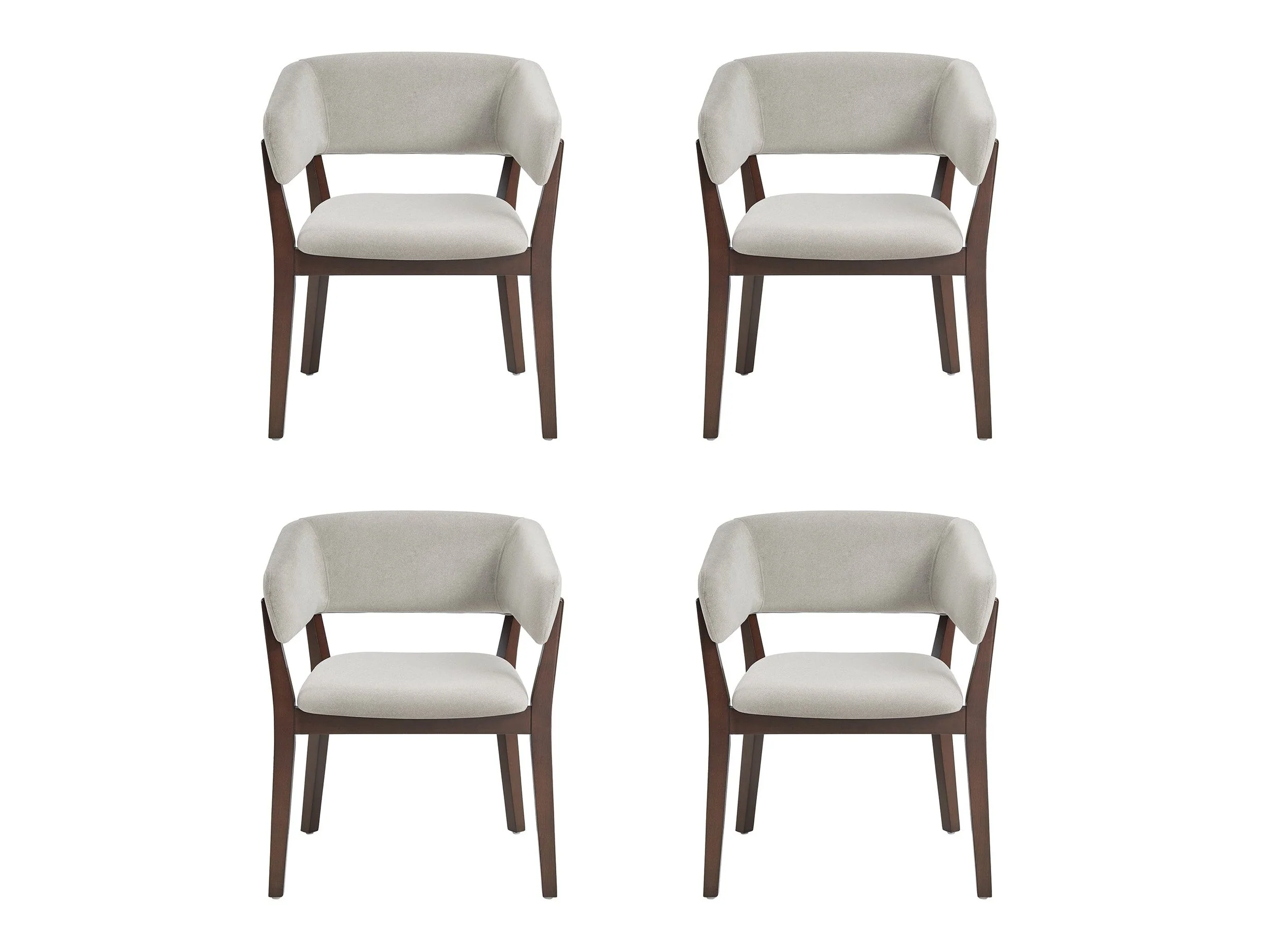 Blake Dining Armchair in Greige (set of 4)