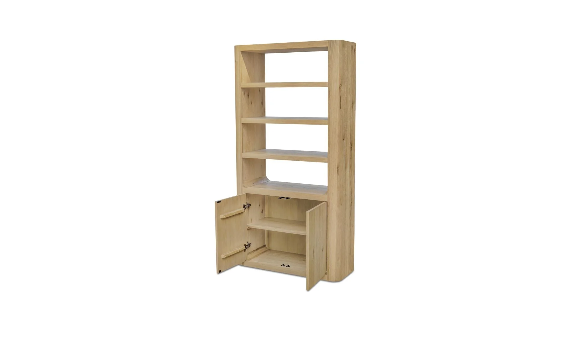 Blake Tall Cabinet Rustic Oak - Image 2