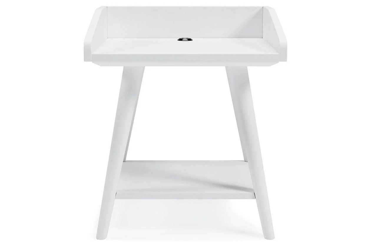 Blariden White Accent Table - Image 2