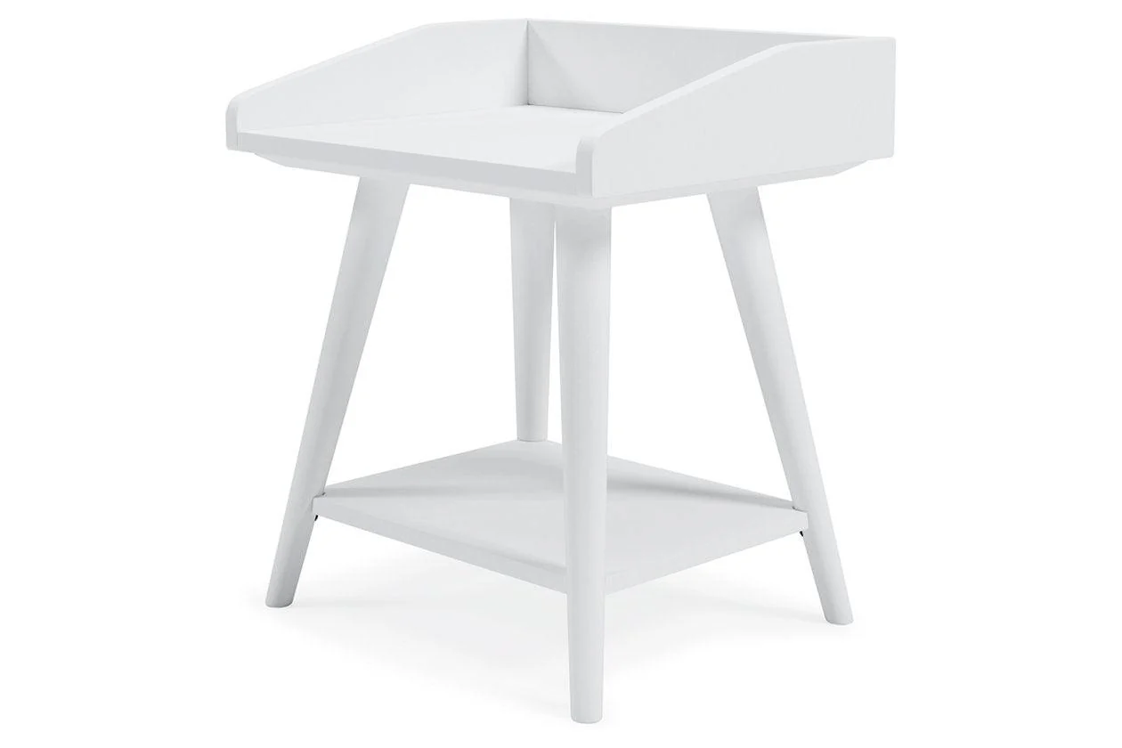 Blariden White Accent Table - Image 3