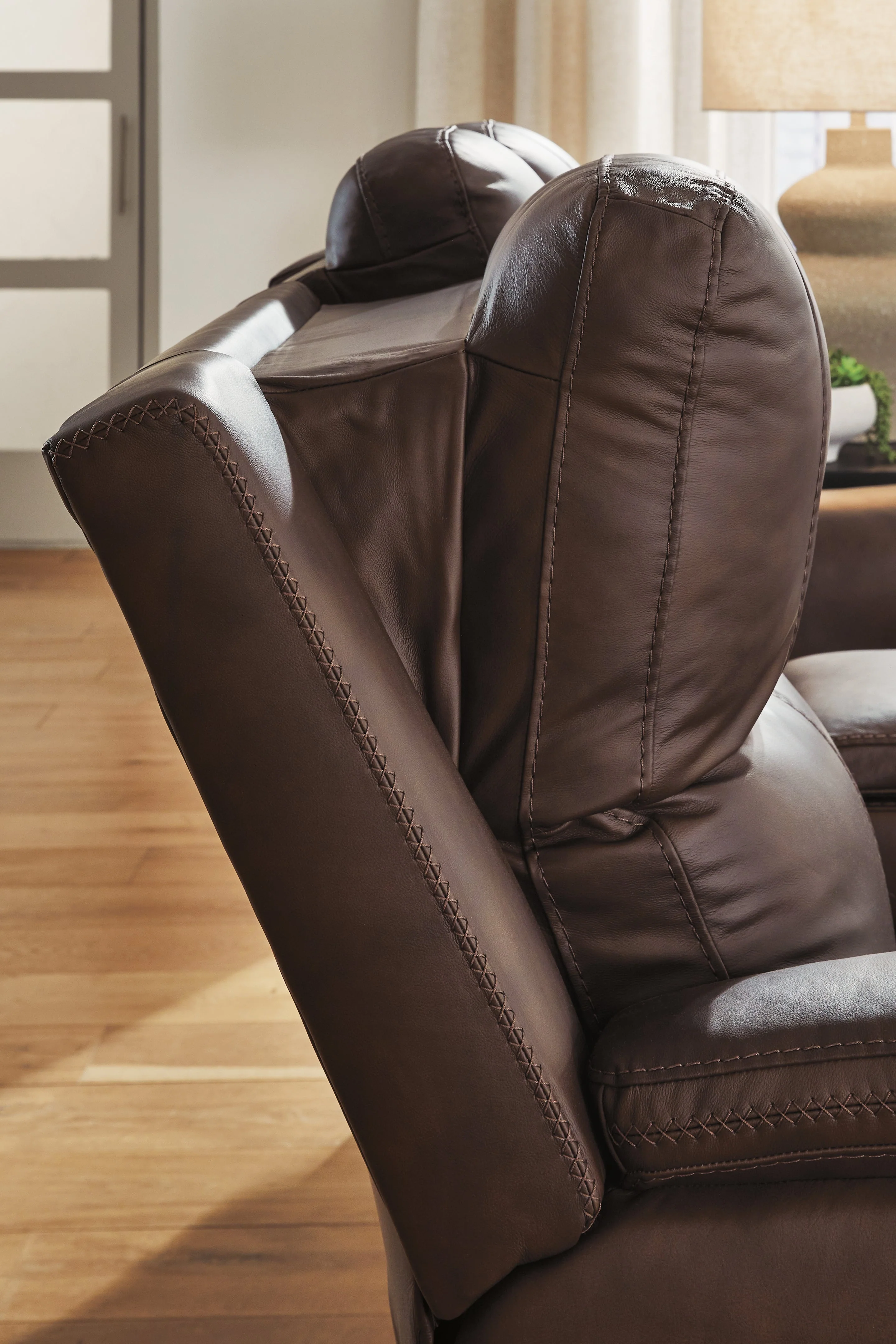 Bleckley Espresso Power Reclining Sofa and Loveseat - Image 4