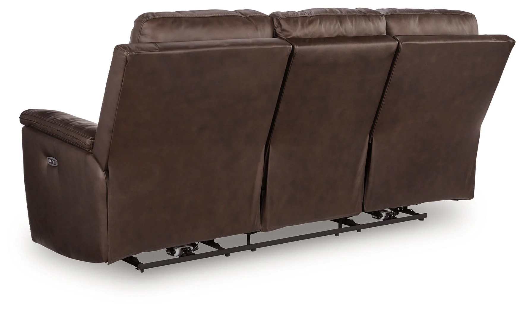 Bleckley Espresso Power Reclining Sofa with ADJ Headrest - Image 5