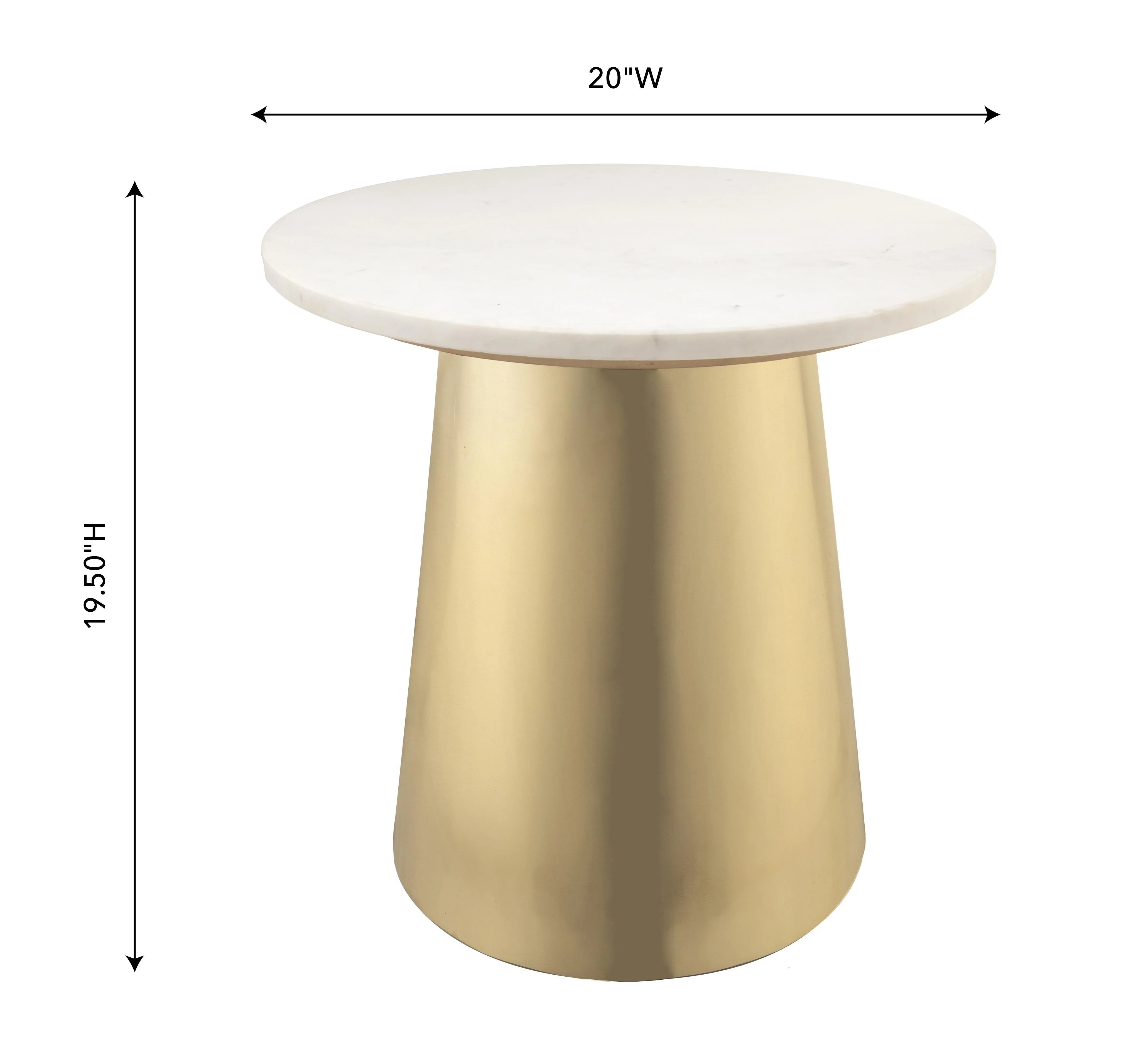 Bleeker Marble Side Table - Image 4