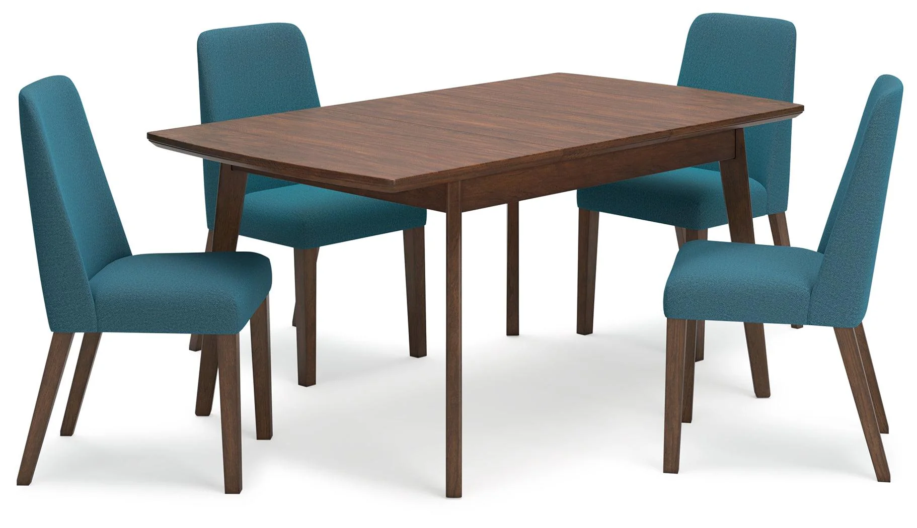 Lyncott Blue/Brown Dining Table and 4 Chairs - Image 17