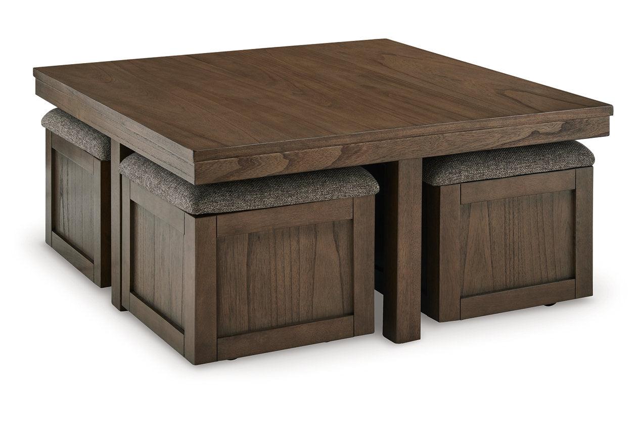 Boardernest Brown Coffee Table and 2 End Tables - Image 2