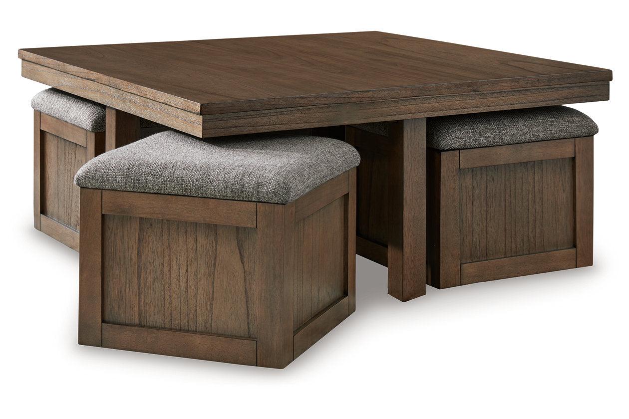 Boardernest Brown Coffee Table and 2 End Tables - Image 3