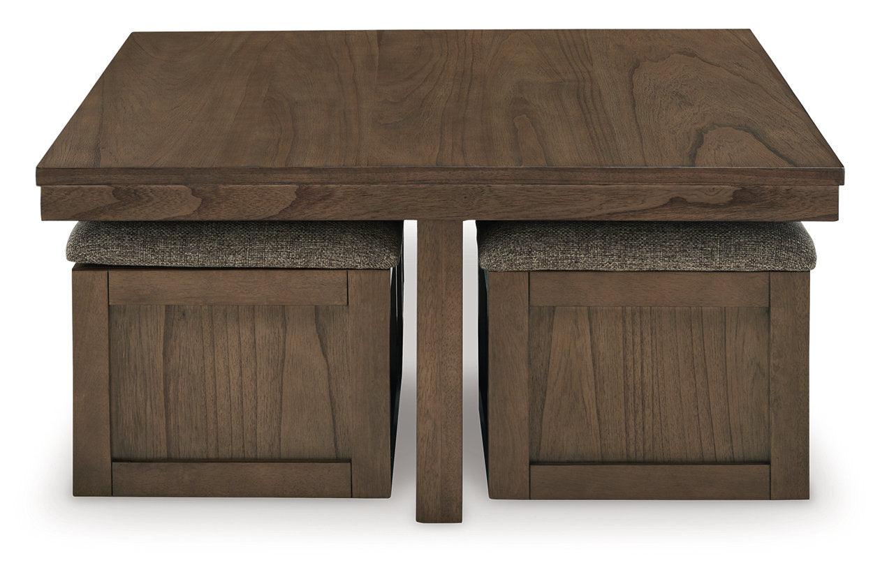 Boardernest Brown Coffee Table and 2 End Tables - Image 4