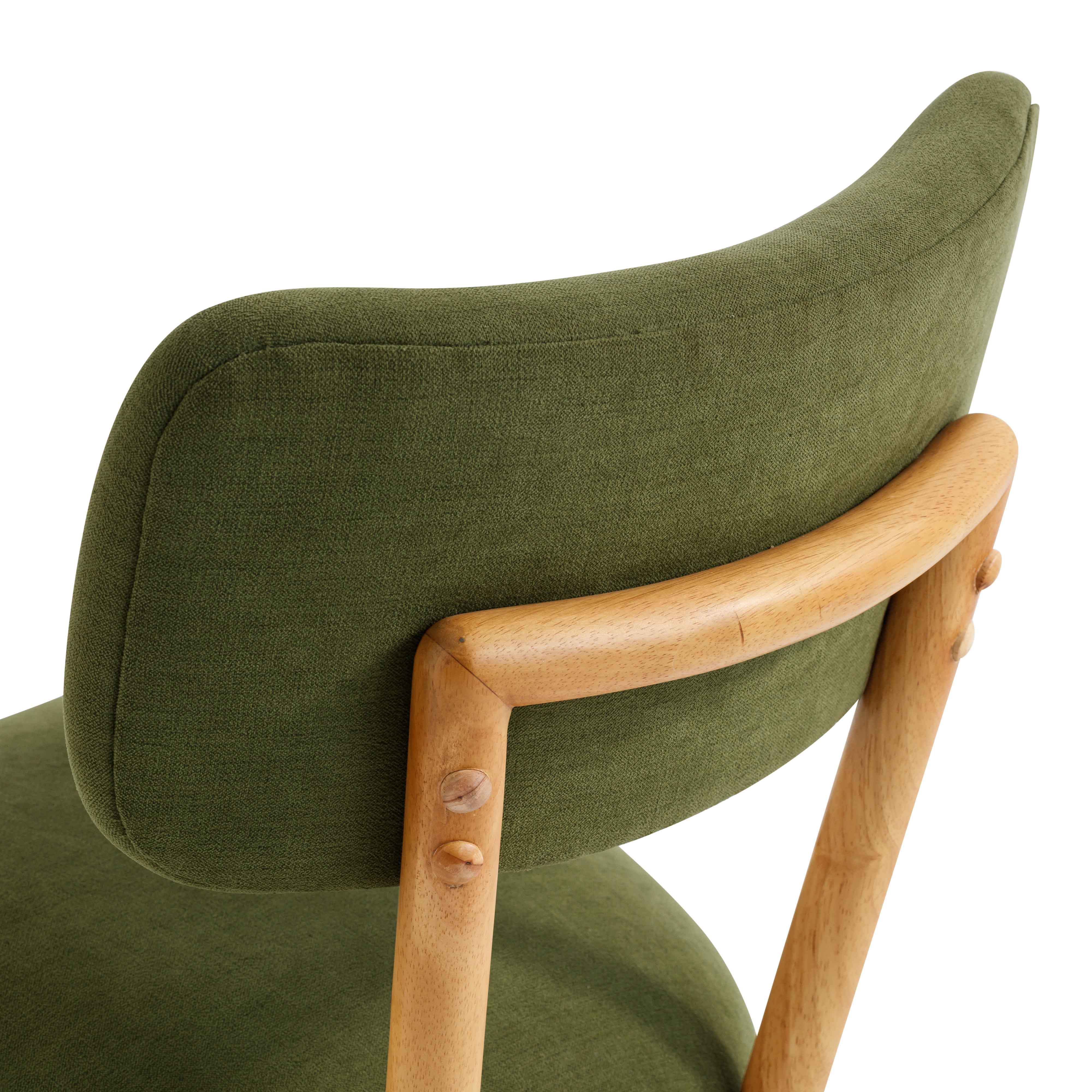 Bobbie Performance Upcycled Fabric Dining Chair - Image 12