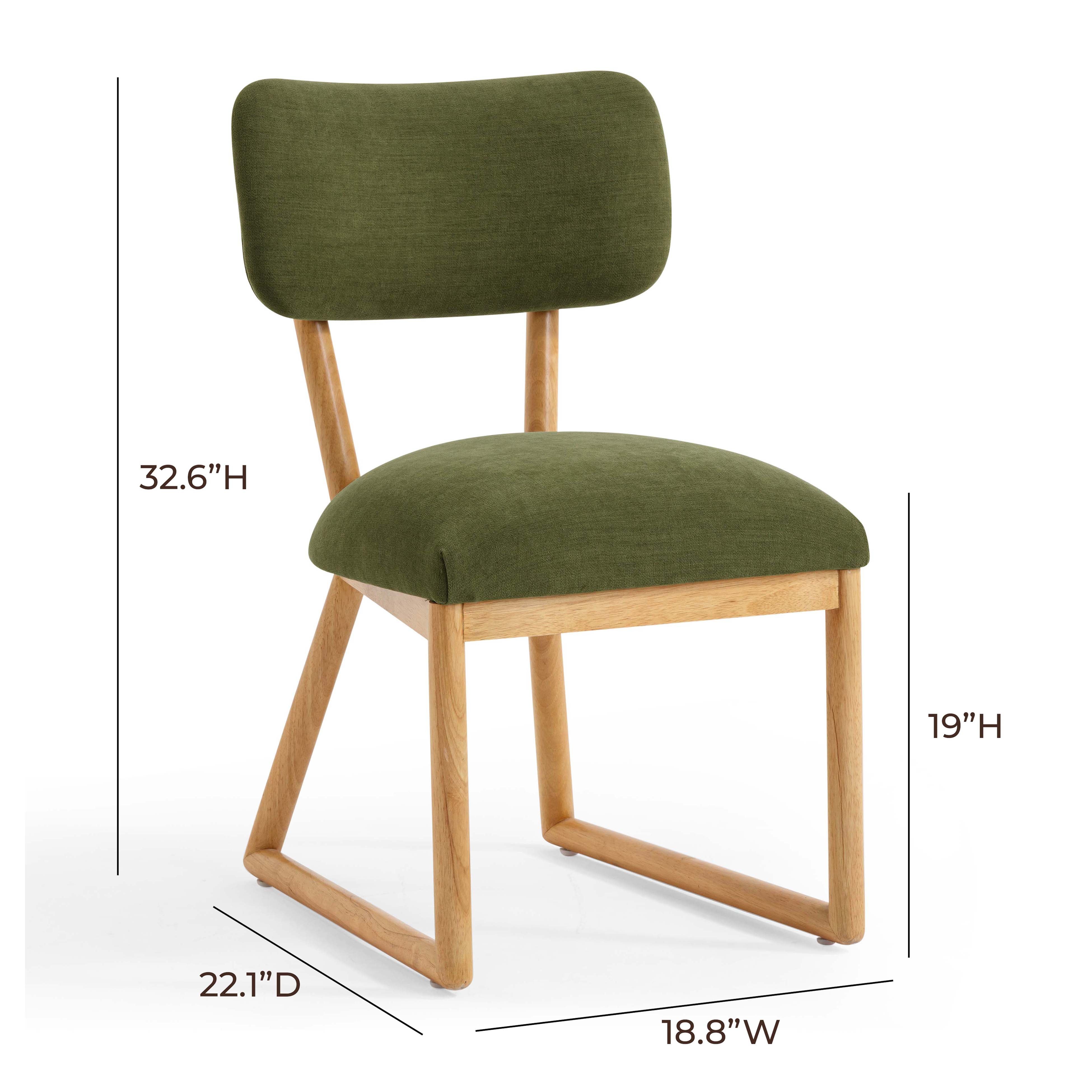 Bobbie Performance Upcycled Fabric Dining Chair - Image 14