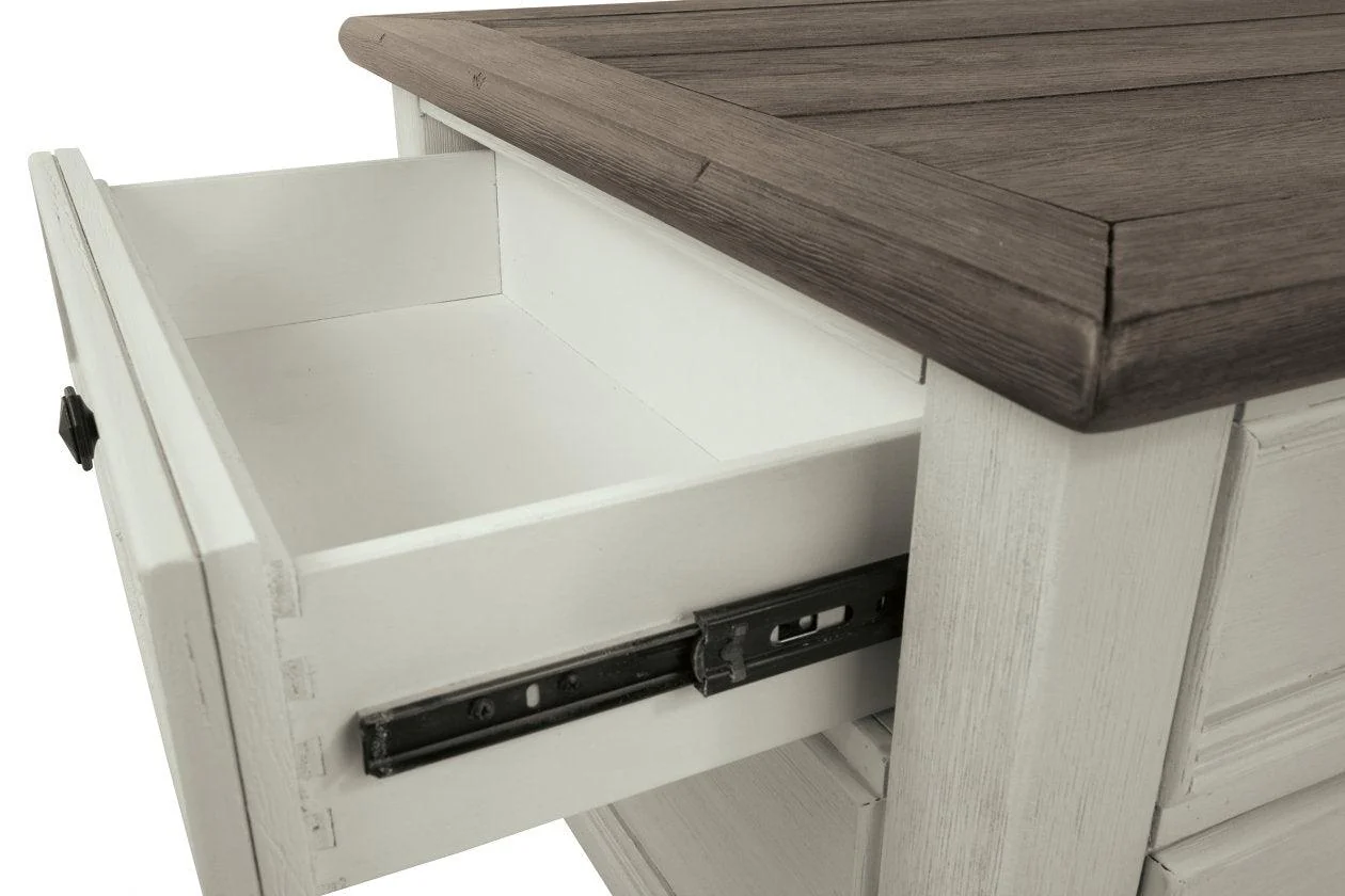 Bolanburg Two-tone Coffee Table and 2 Chairside End Tables - Image 9