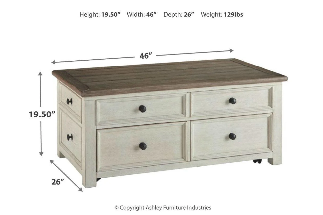 Bolanburg Two-tone Coffee Table and 2 End Tables - Image 6