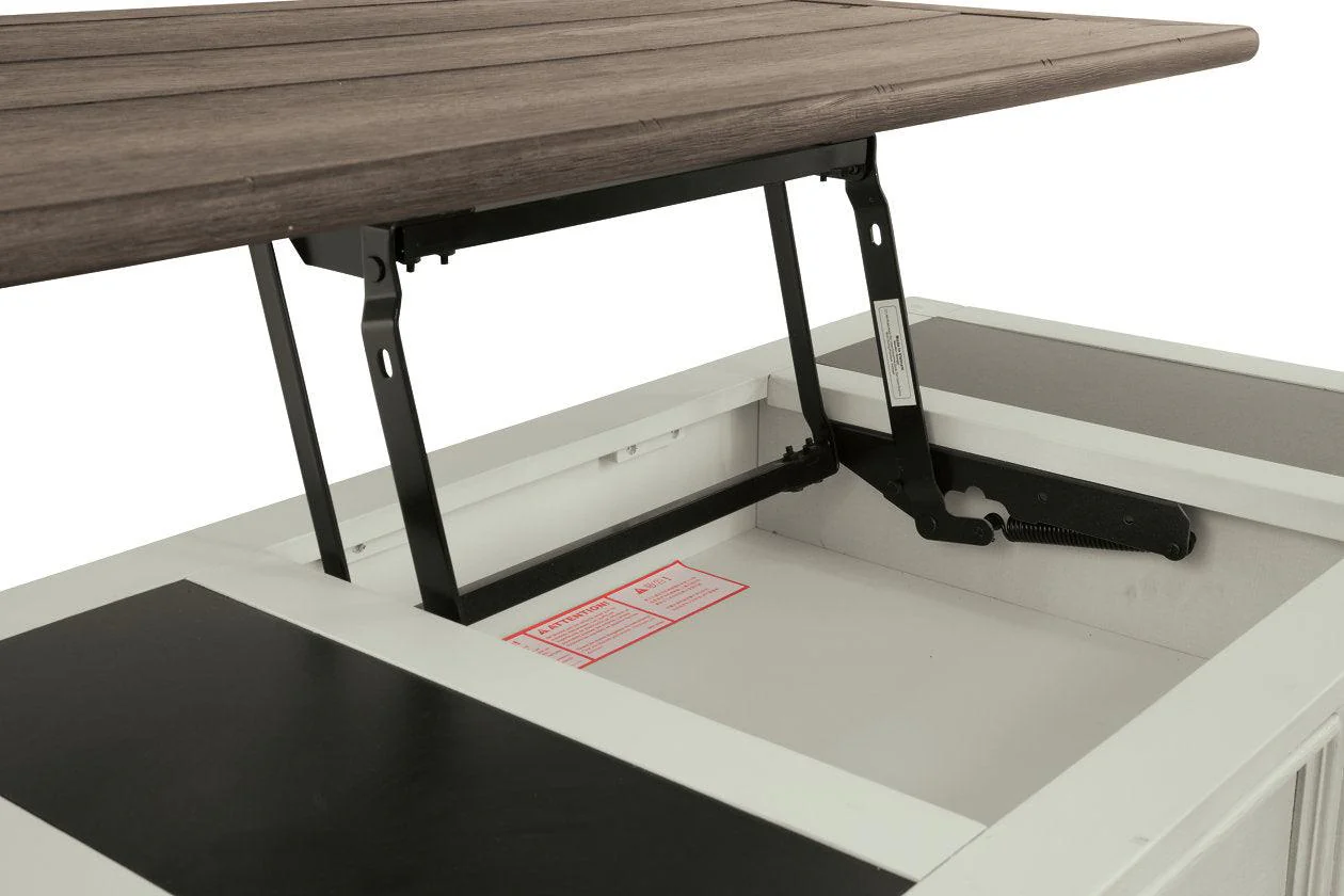 Bolanburg Two-tone Coffee Table with Lift Top - Image 8