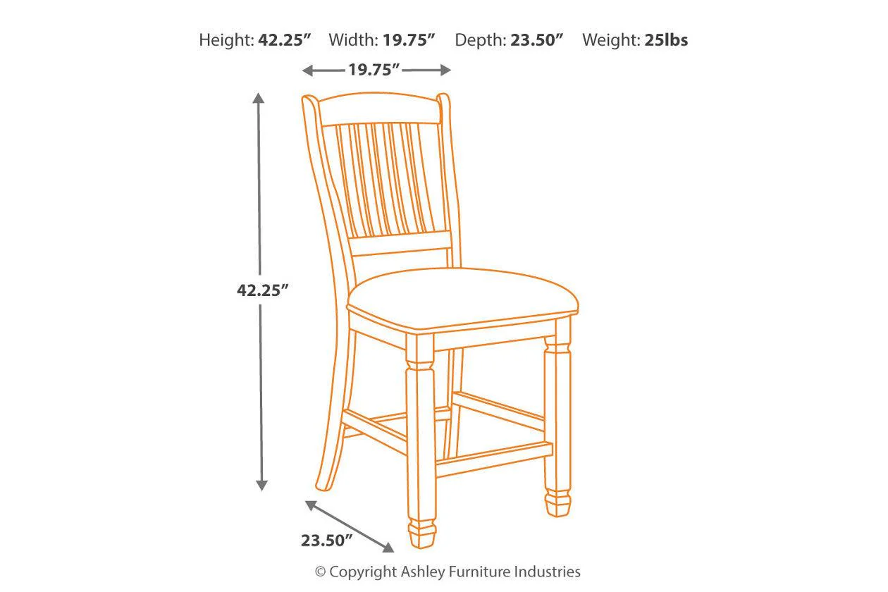 Bolanburg Two-tone Counter Height Chair, Set of 2 - Image 3