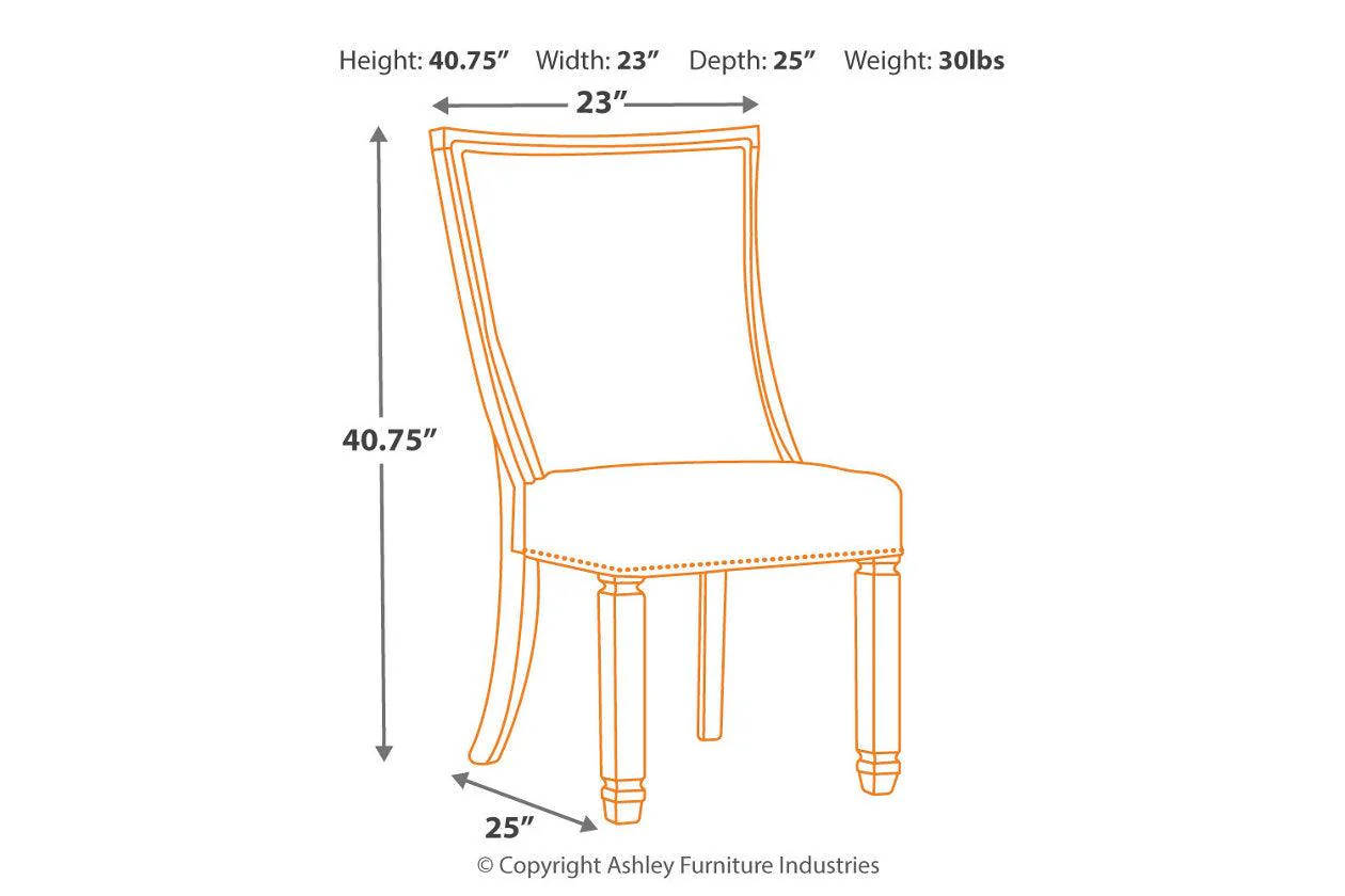 Bolanburg Two-tone Dining Chair, Set of 2 - Image 4