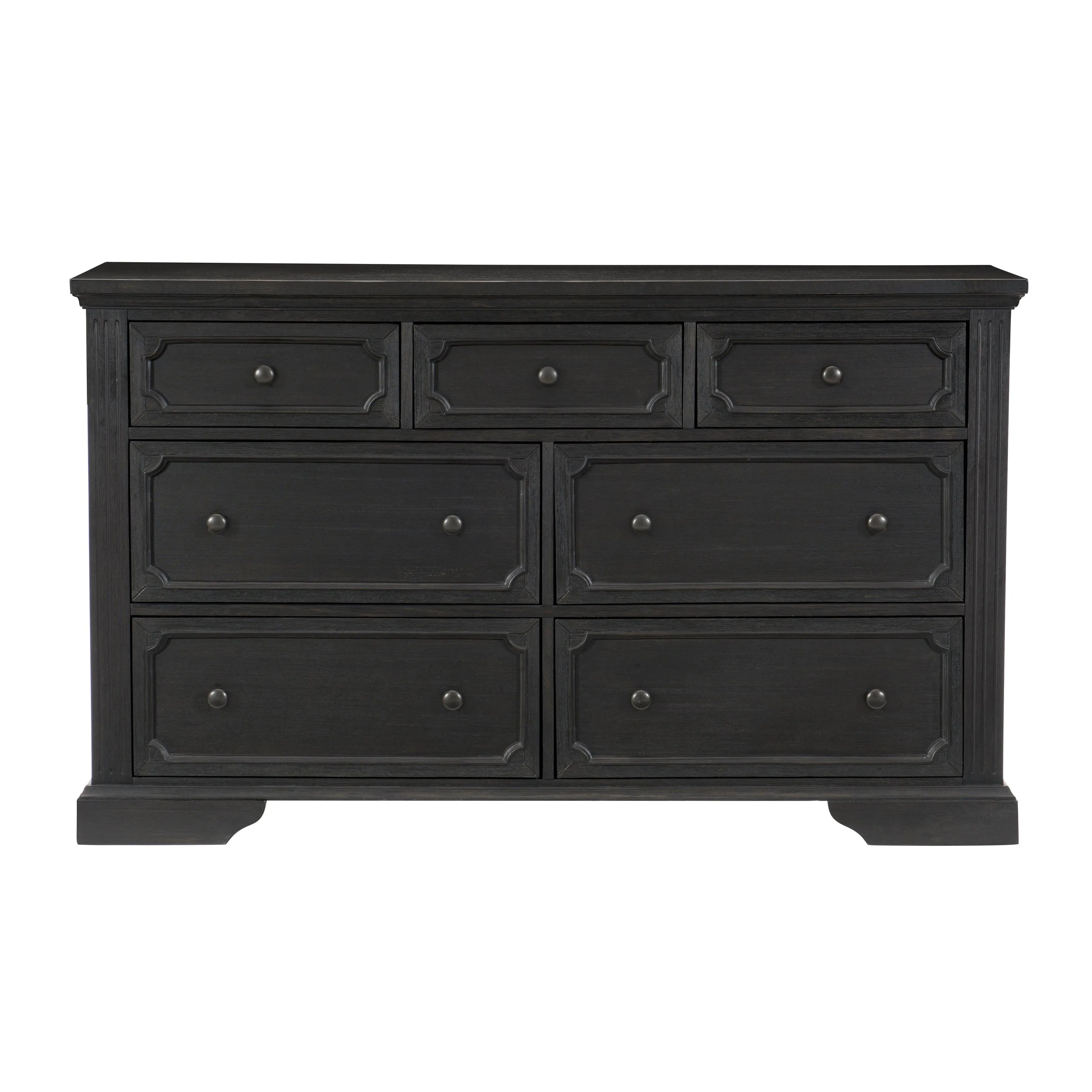 Bolingbrook Wire-Brushed Charcoal Dresser - Image 5