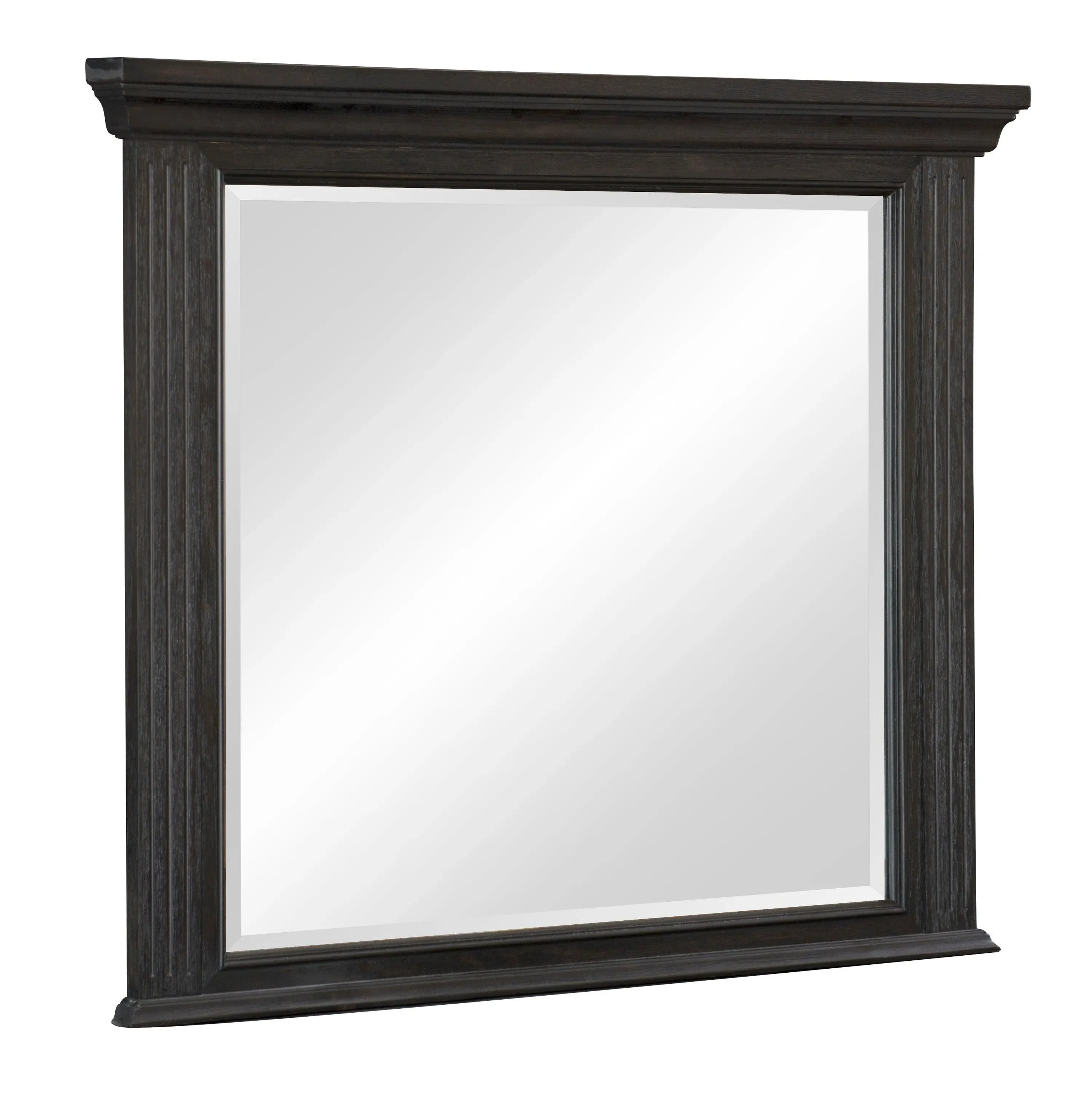 Bolingbrook Wire-Brushed Charcoal Mirror (Mirror Only) - Image 3
