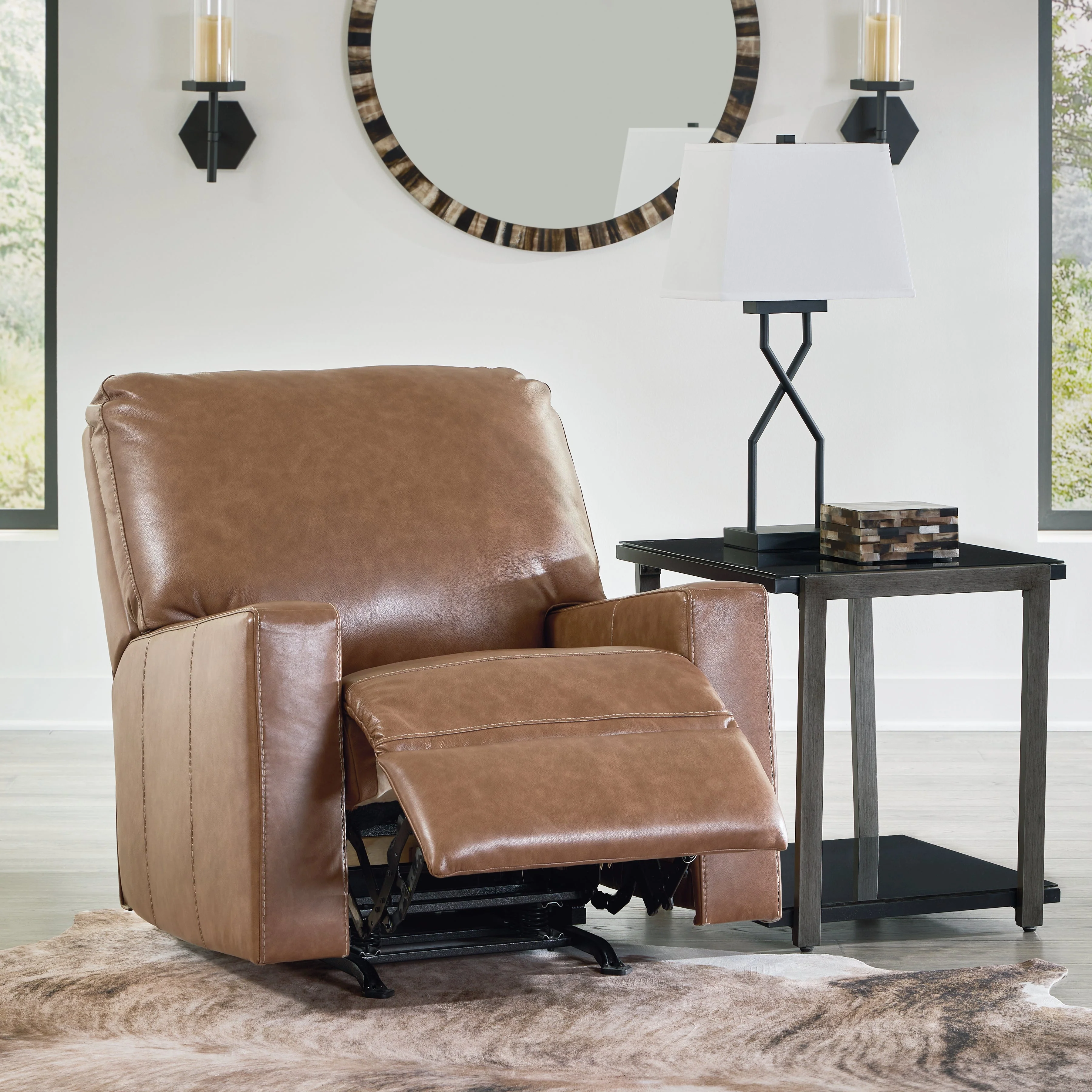 Bolsena Caramel Recliner - Image 7