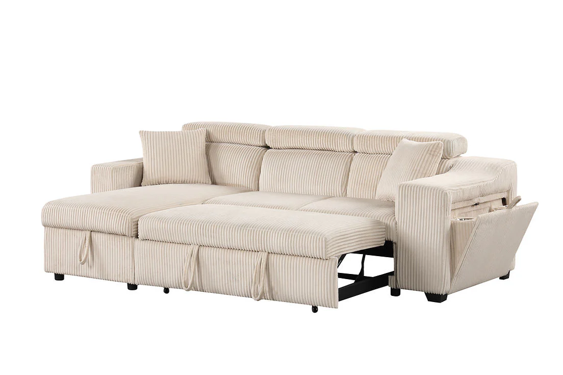 Bonaterra II Beige Left Arm Facing (LAF) Sectional - Image 4