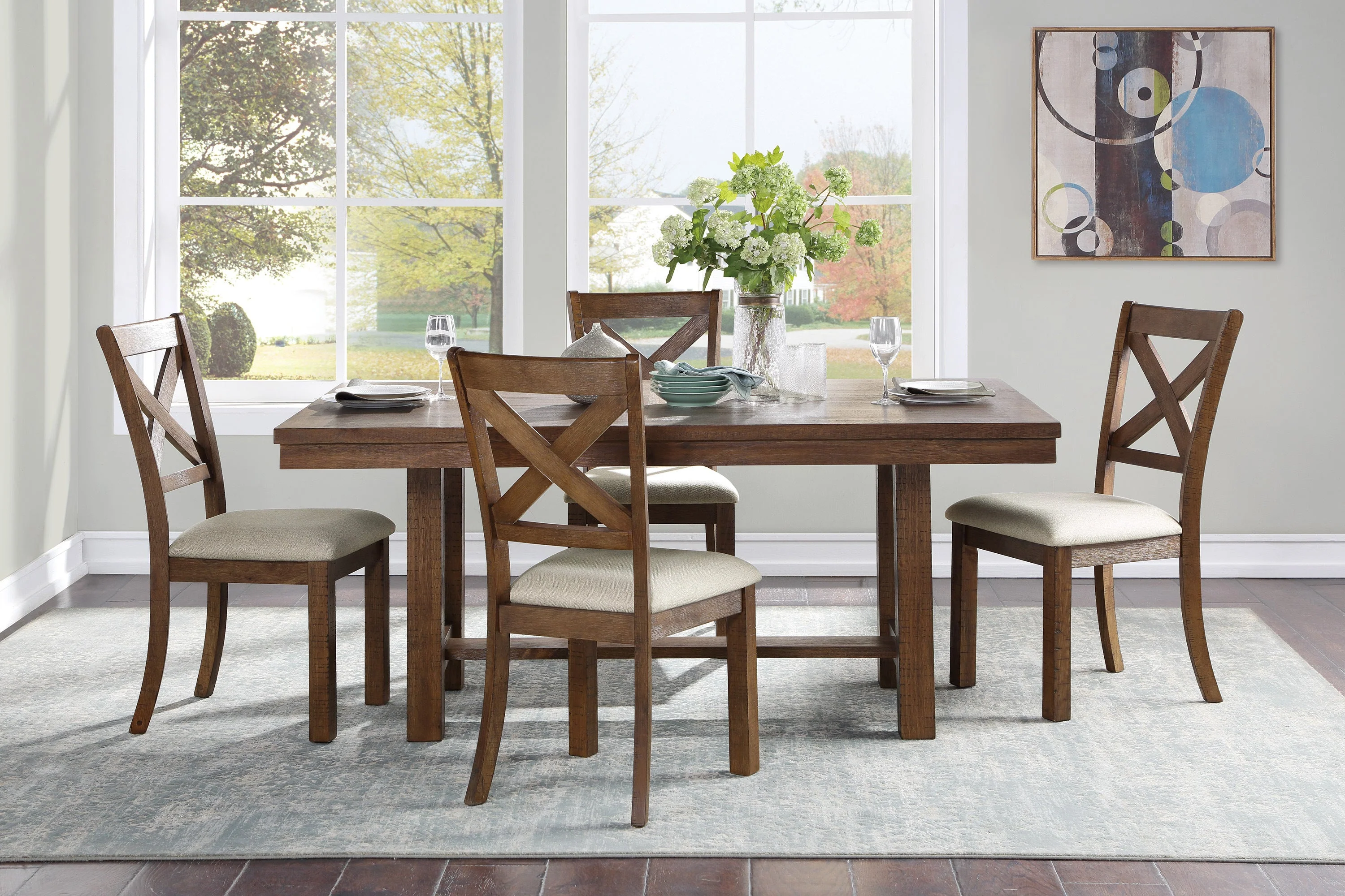 Bonner Brown Dining Set