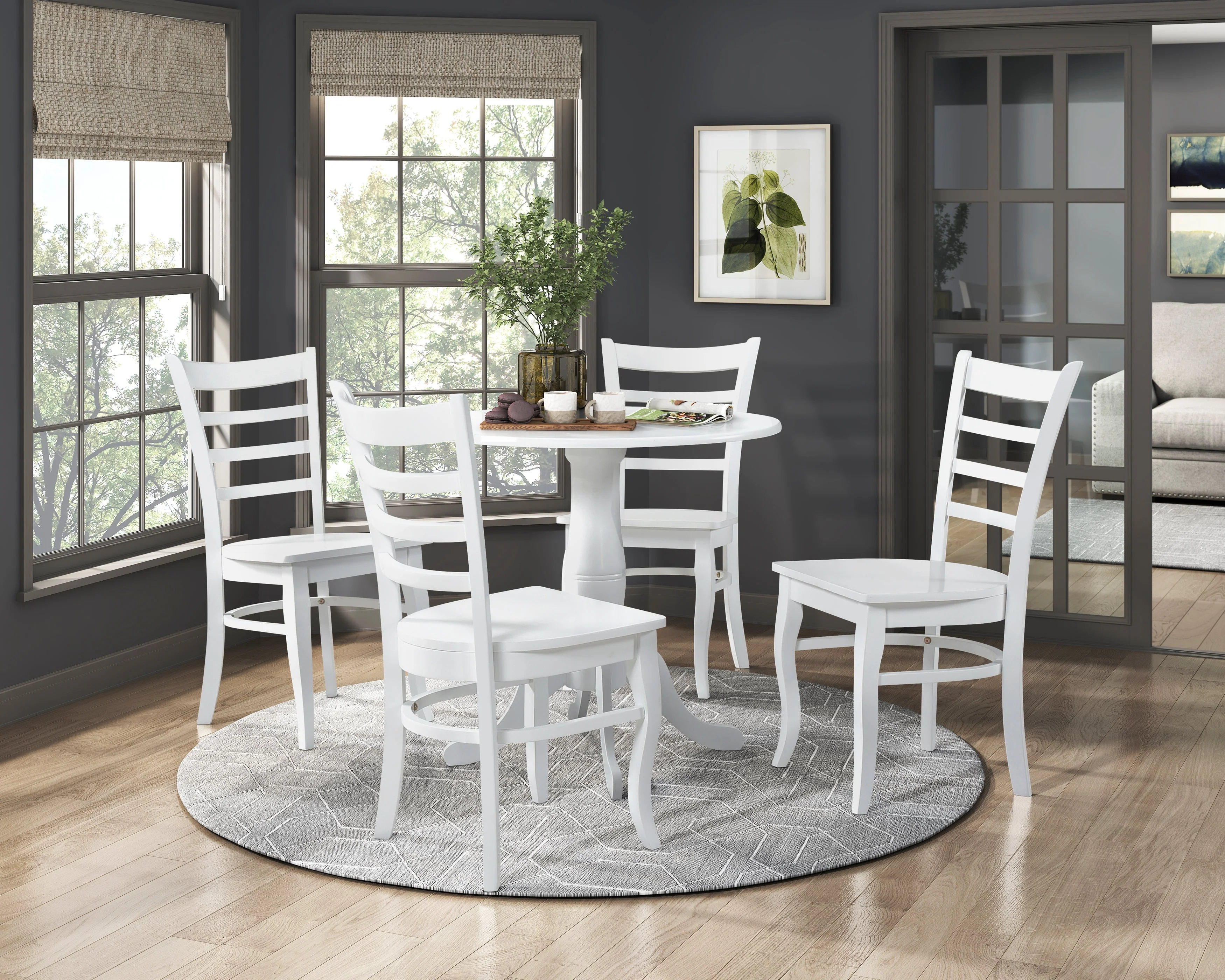 Bonnie White Dining Set