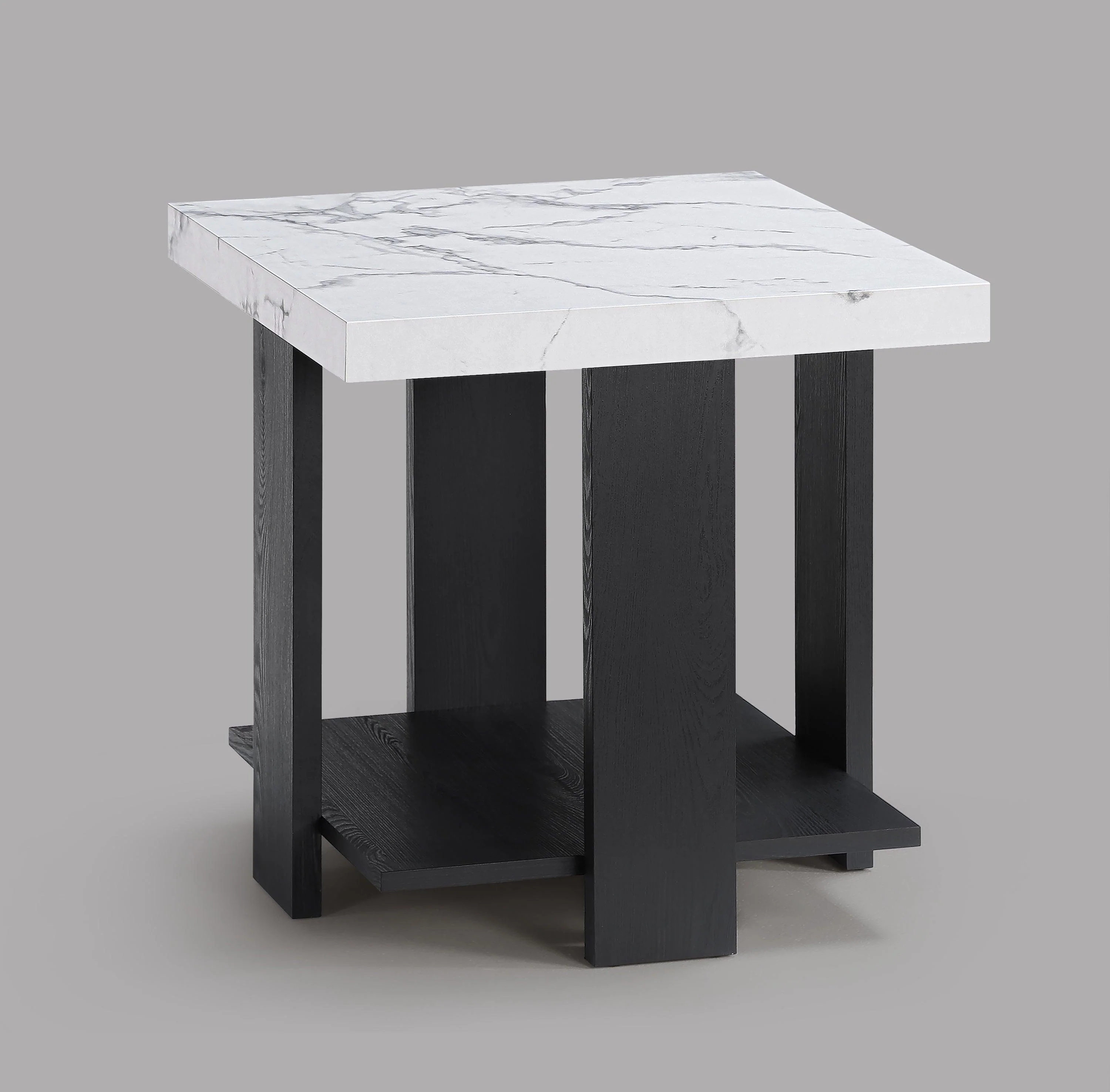 Boris Faux Marble 3-Piece Coffee Table Set - Image 3