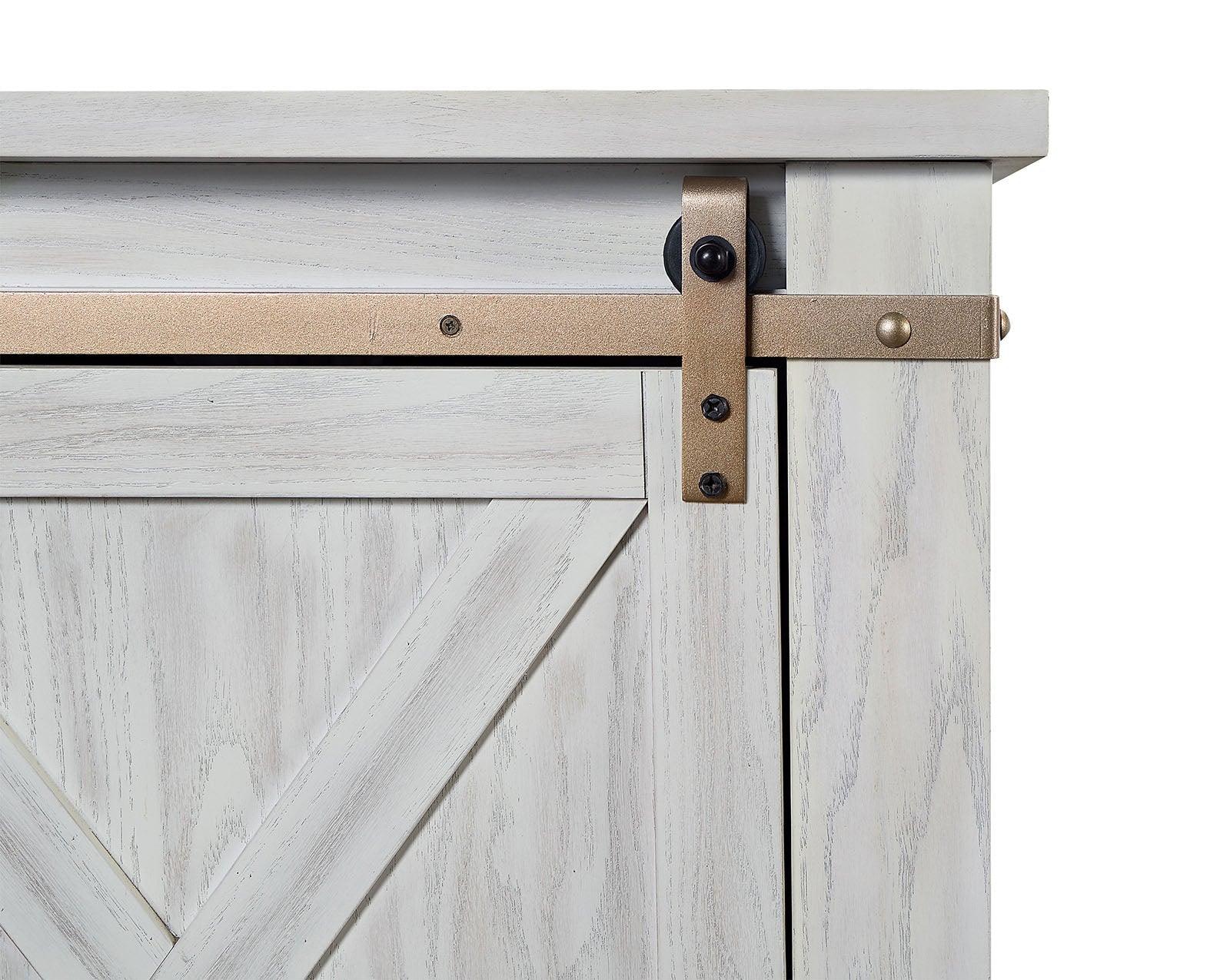 Borrego Antique White TV Console - Image 4