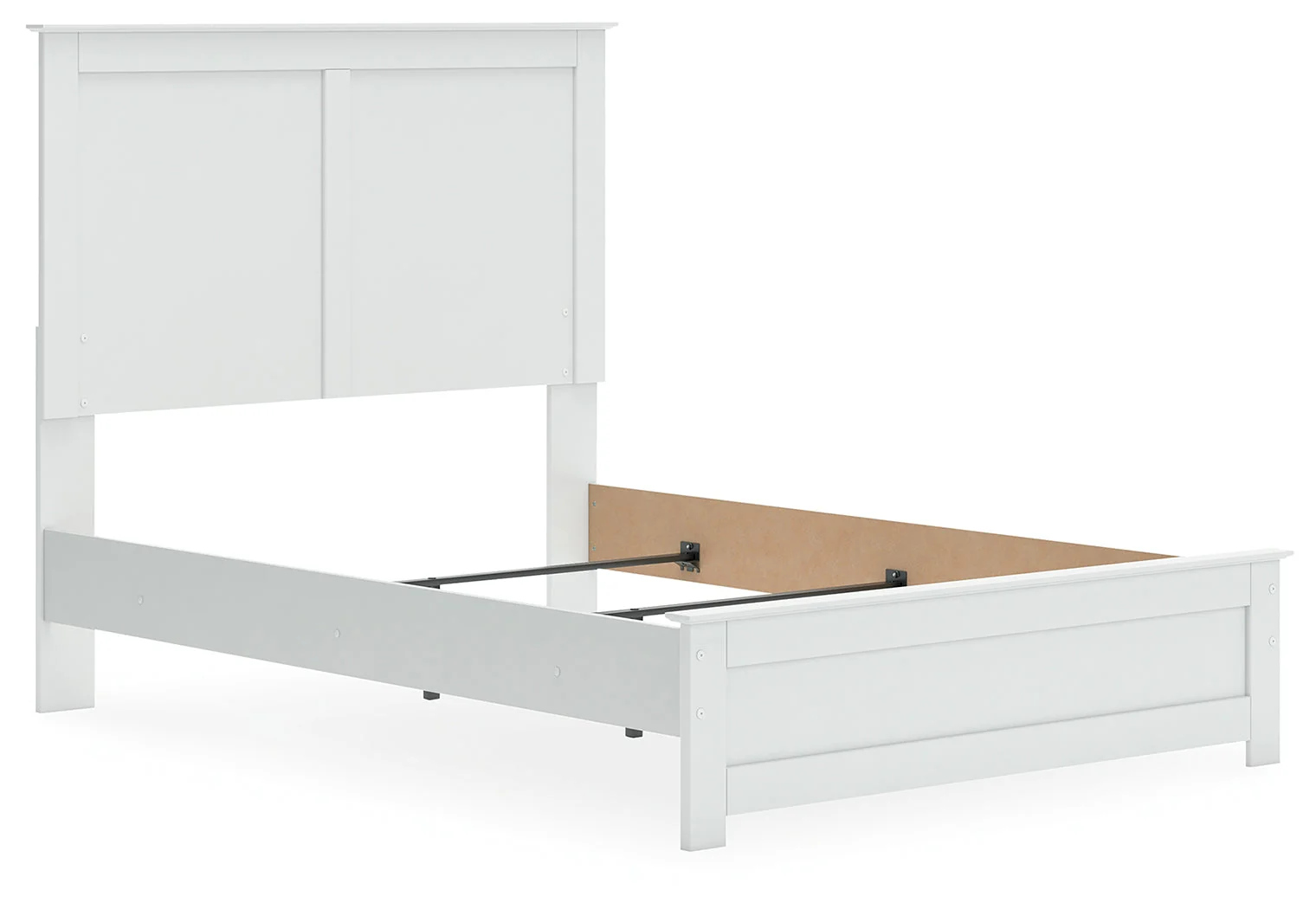Bostwick Shoals Full Panel Bed with Dresser in White - Image 6