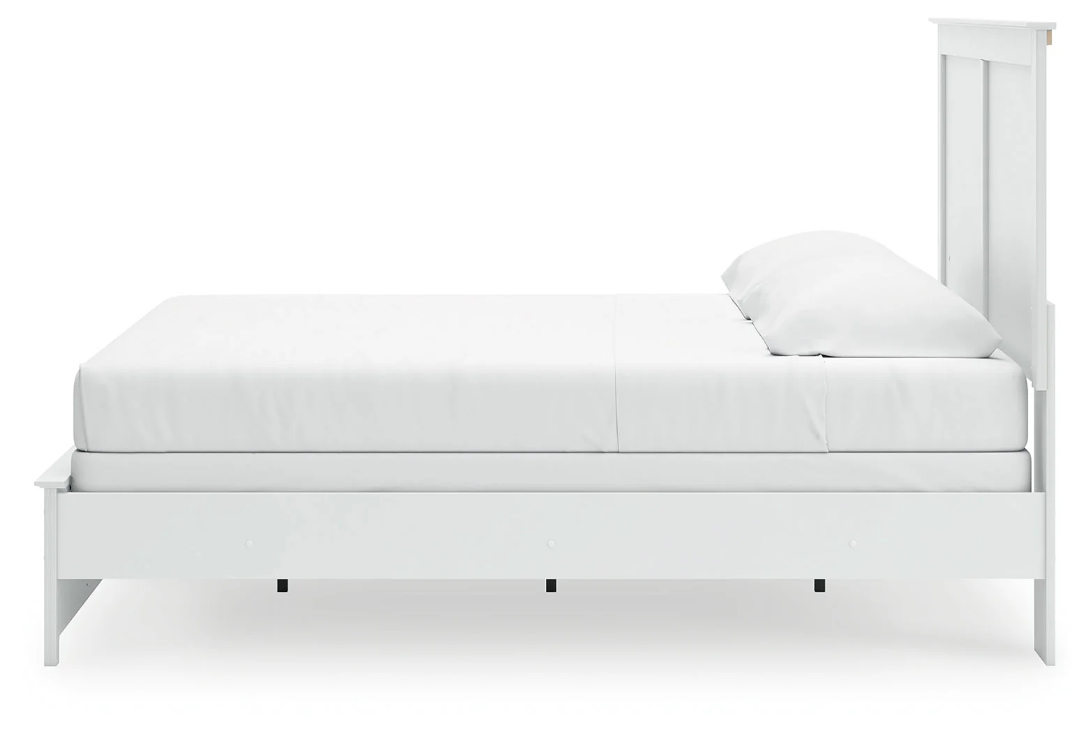 Bostwick Shoals King Panel Bed with Mirrored Dresser, Chest and Nightstand in White - Image 18