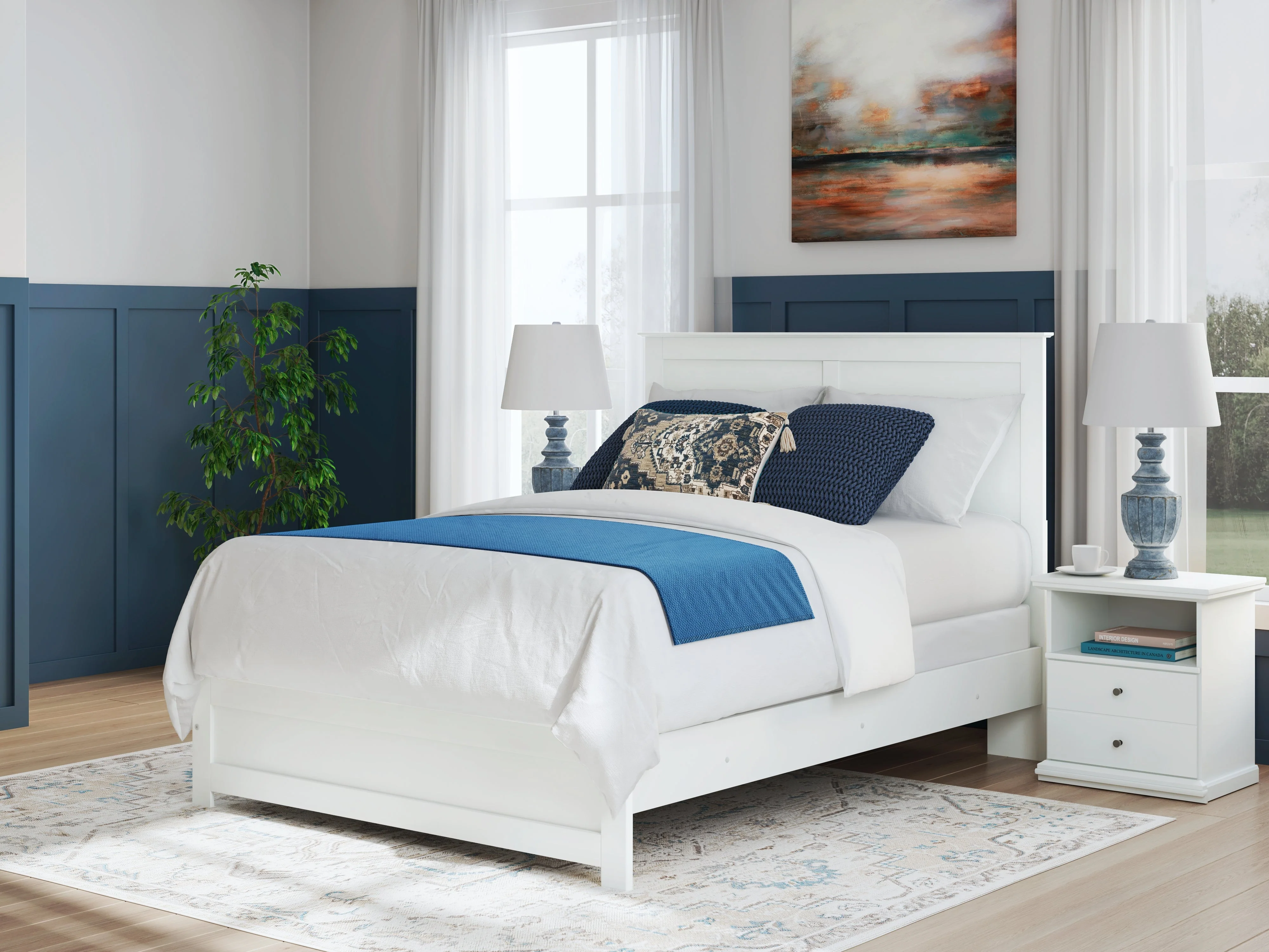Bostwick Shoals Queen Panel Bed, Chest and 2 Nightstands - Image 11