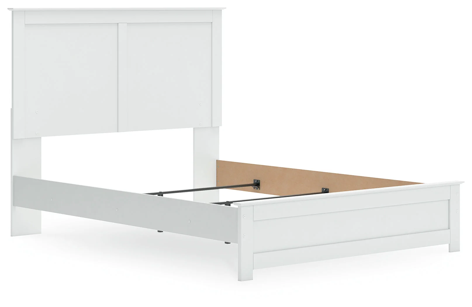 Bostwick Shoals Queen Panel Bed with Mirrored Dresser and Nightstand in White - Image 12