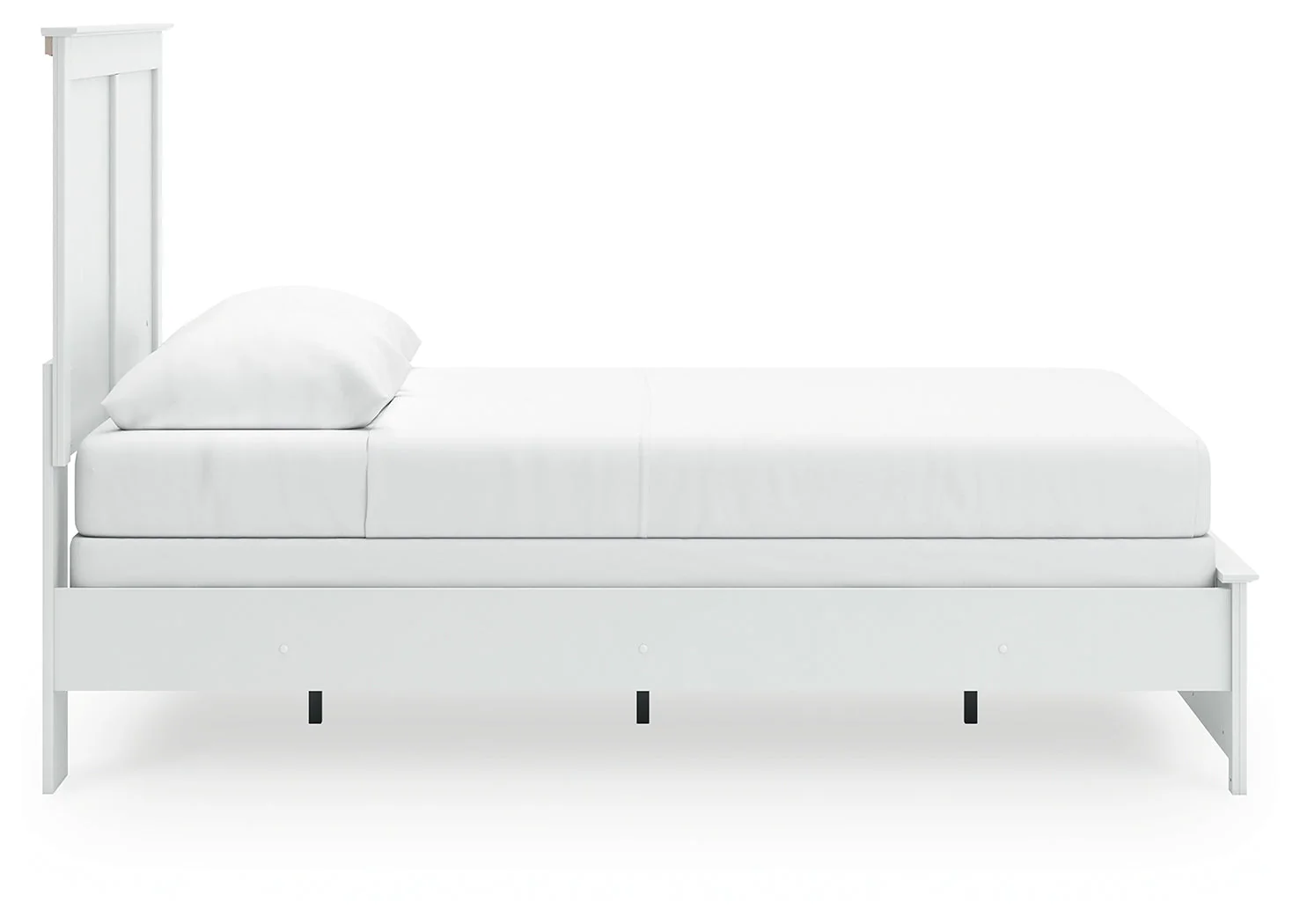 Bostwick Shoals Queen Panel Bed with Mirrored Dresser and Nightstand in White - Image 13