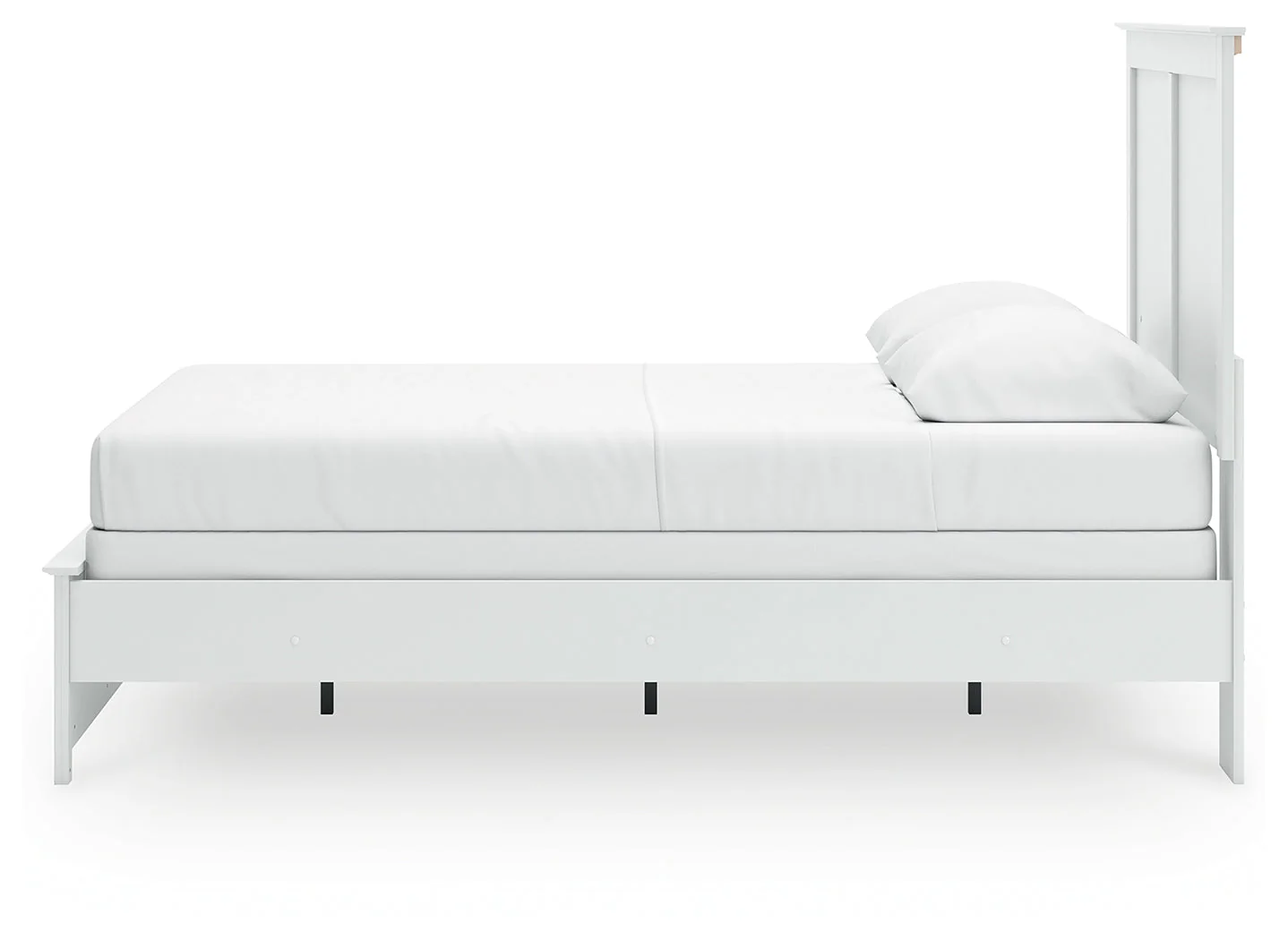 Bostwick Shoals Queen Panel Bed with Mirrored Dresser and Nightstand in White - Image 15
