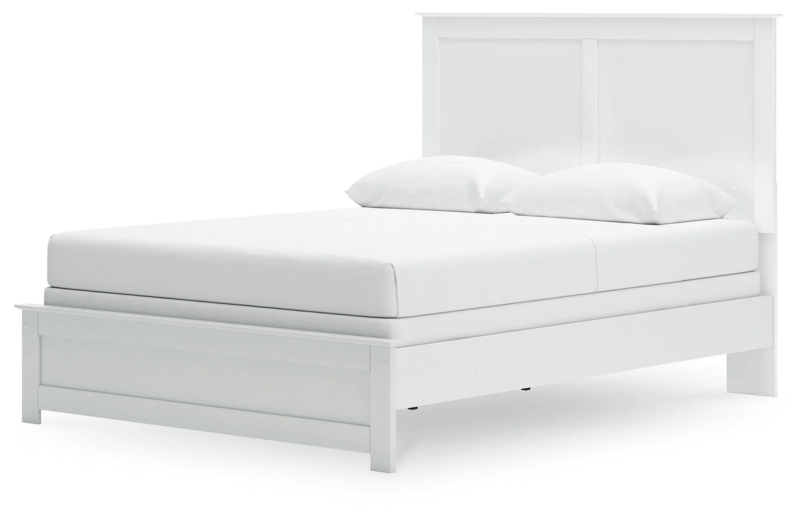 Bostwick Shoals Queen Panel Bed with Mirrored Dresser, Chest and 2 Nightstands in White - Image 15