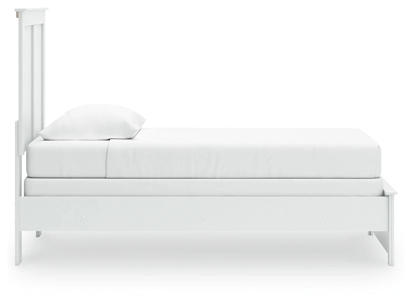 Bostwick Shoals Twin Panel Bed with Mirrored Dresser, Chest and 2 Nightstands in White - Image 14