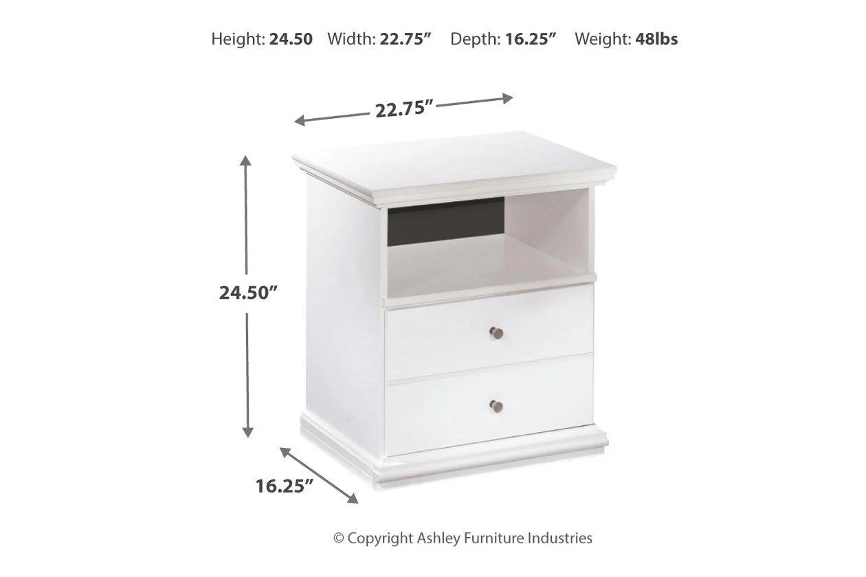 Bostwick Shoals White Nightstand - Image 3