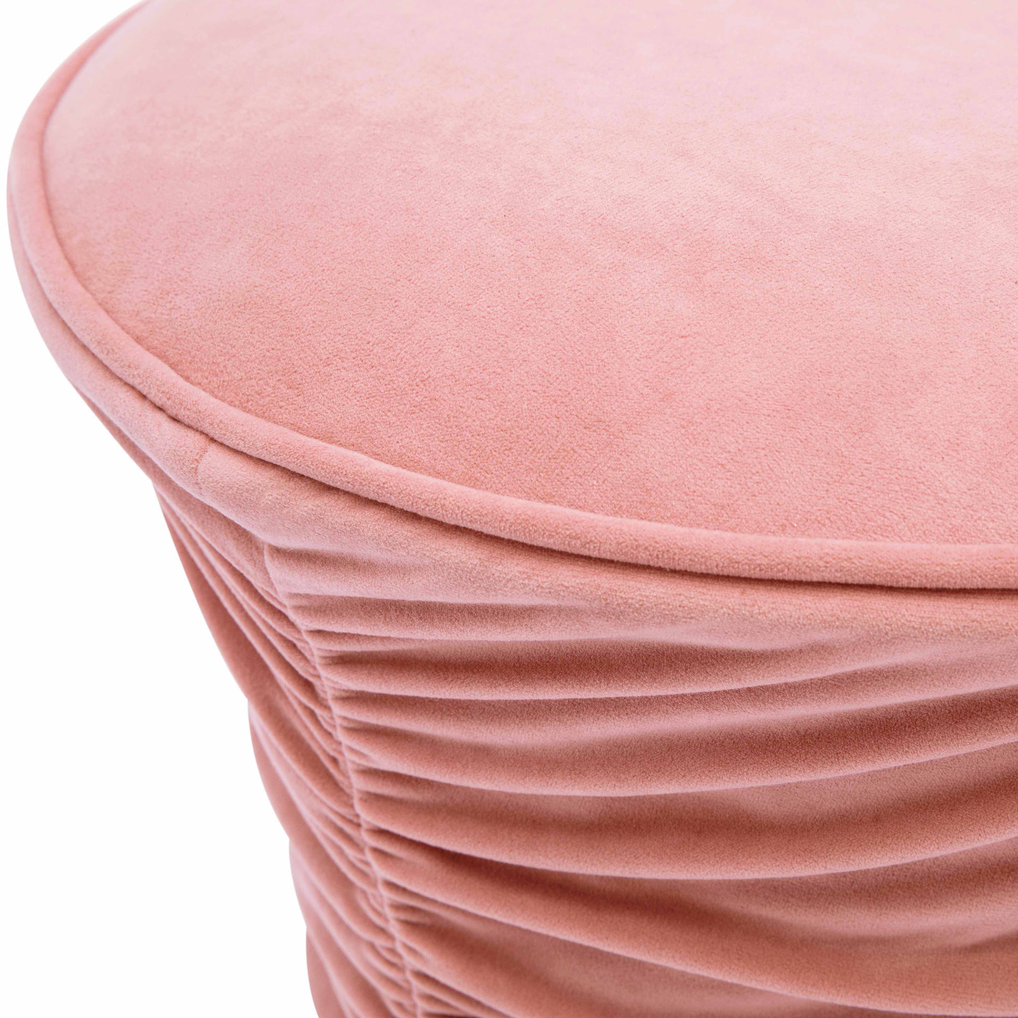 Bounce Ruched Velvet Adjustable Ottoman - Image 12