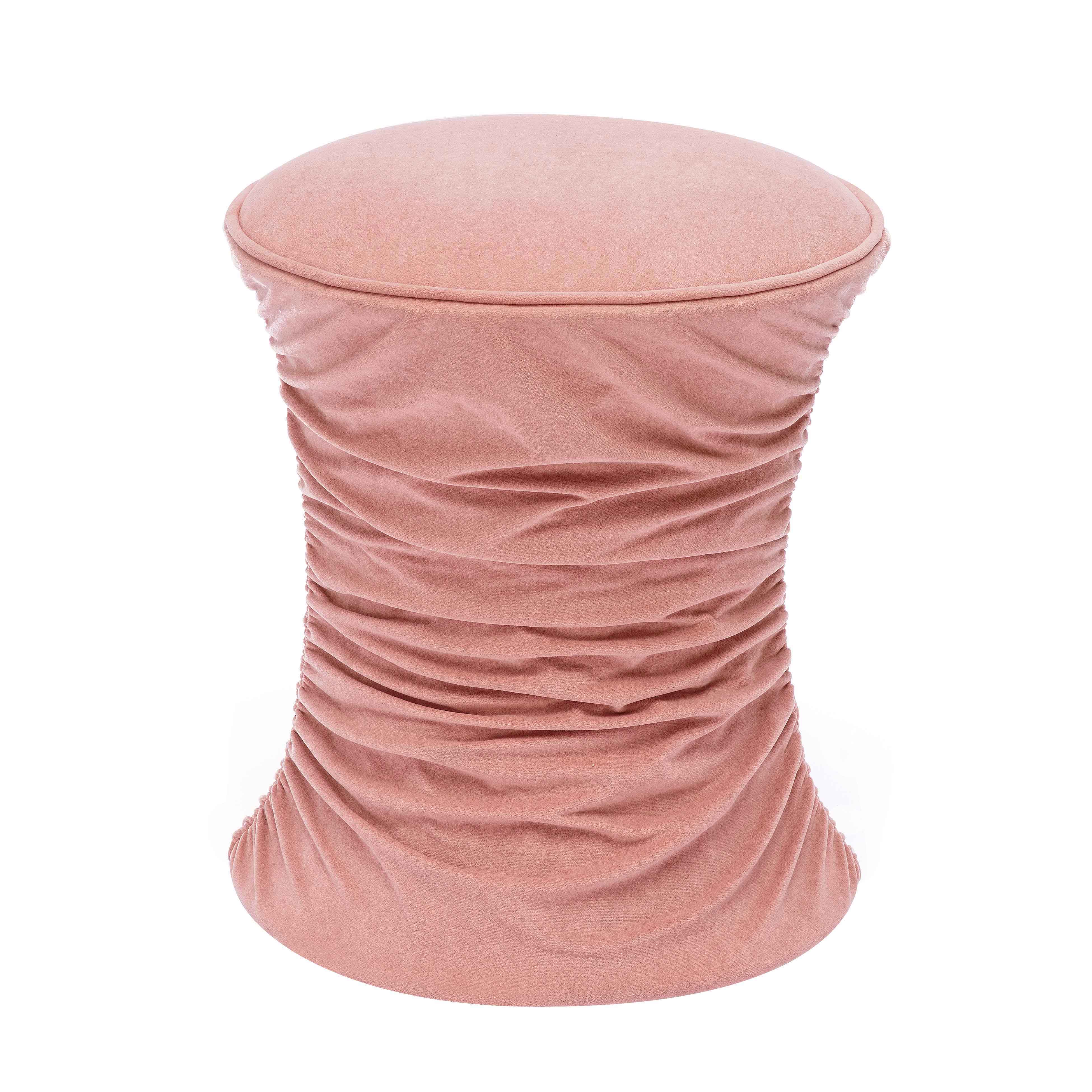 Bounce Ruched Velvet Adjustable Ottoman - Image 13