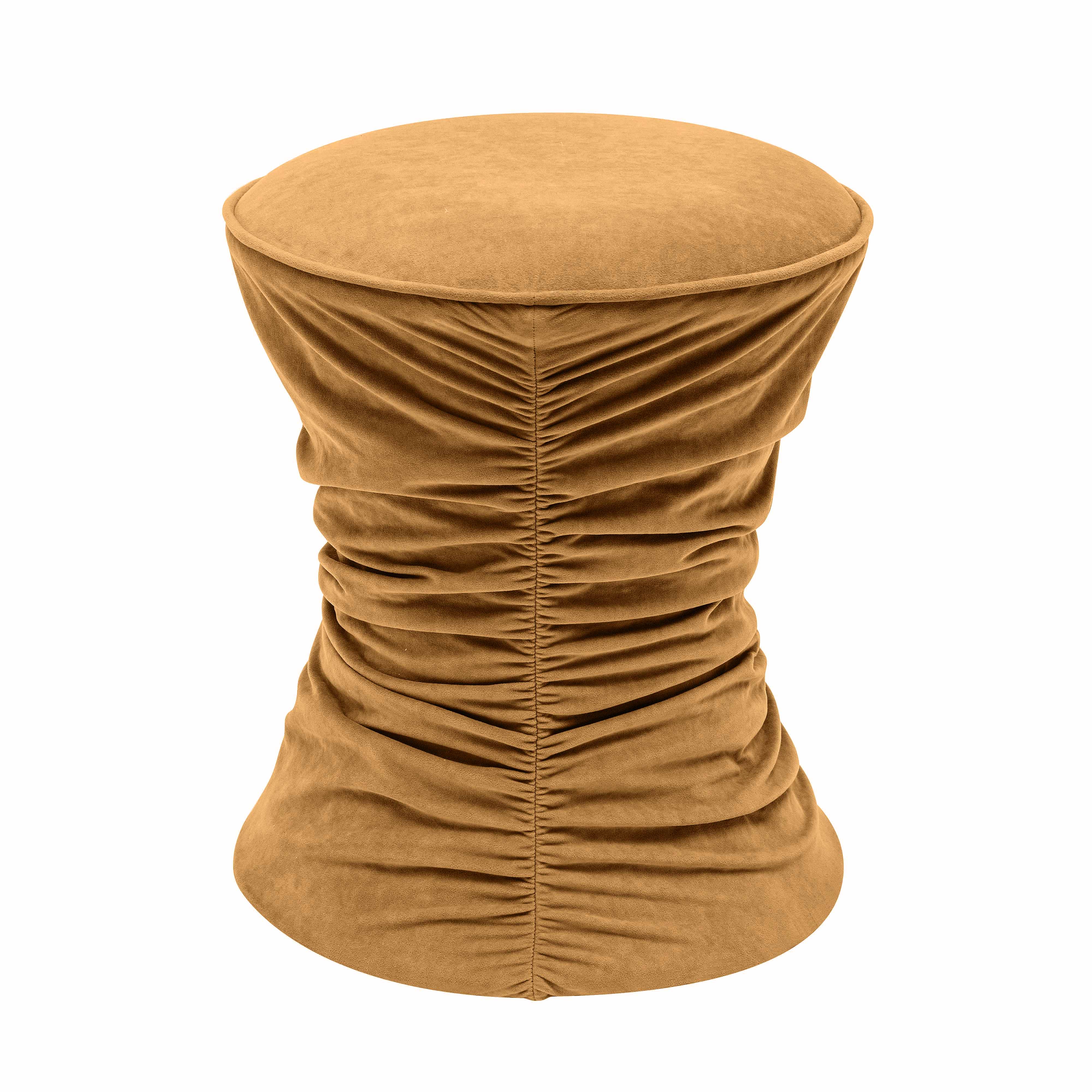Bounce Ruched Velvet Adjustable Ottoman - Image 6