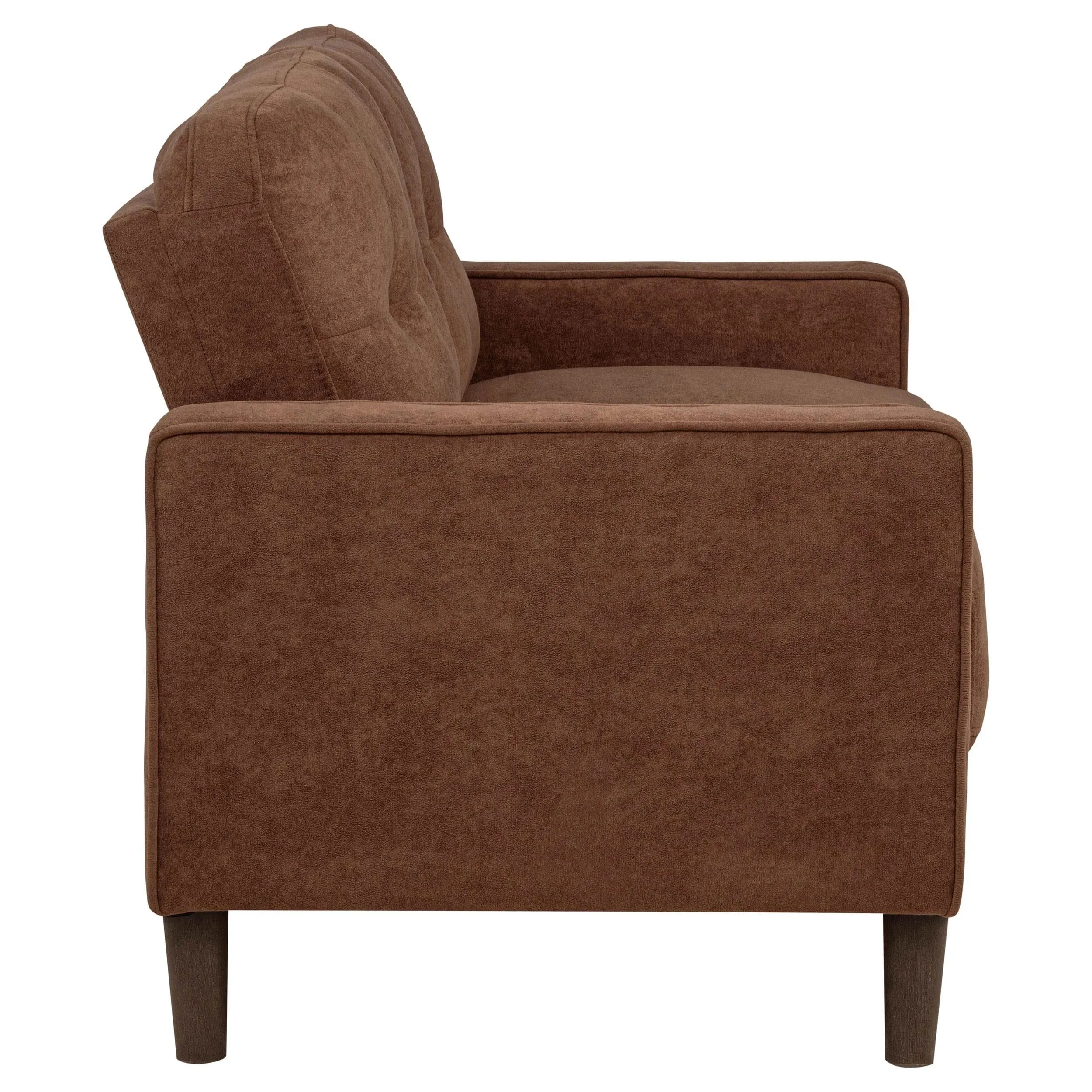 Bowen II Rust 2-Piece Rust Fabric Upholstered Track Arm Sofa Set - Image 9