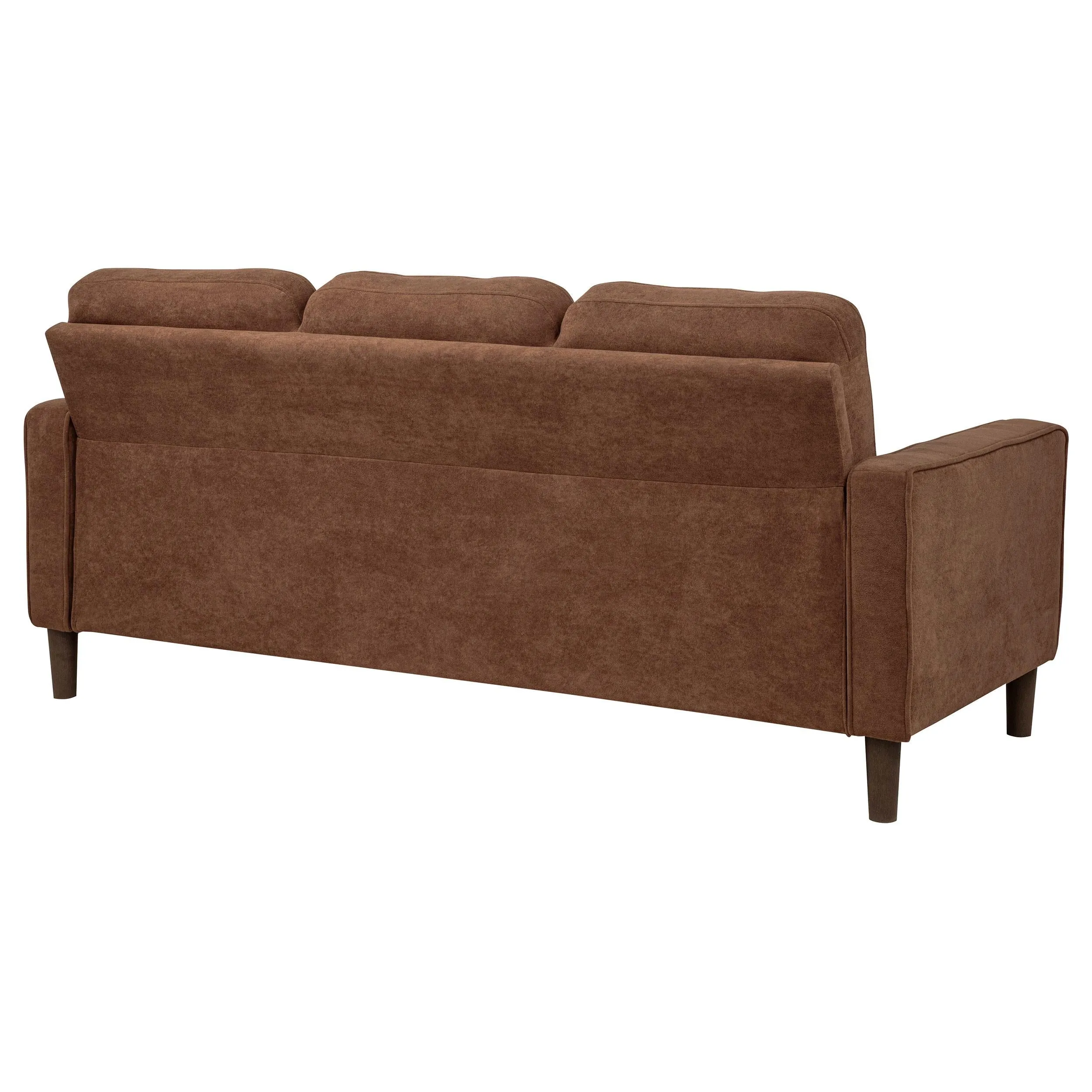 Bowen II Rust Fabric Upholstered Track Arm Sofa - Image 6