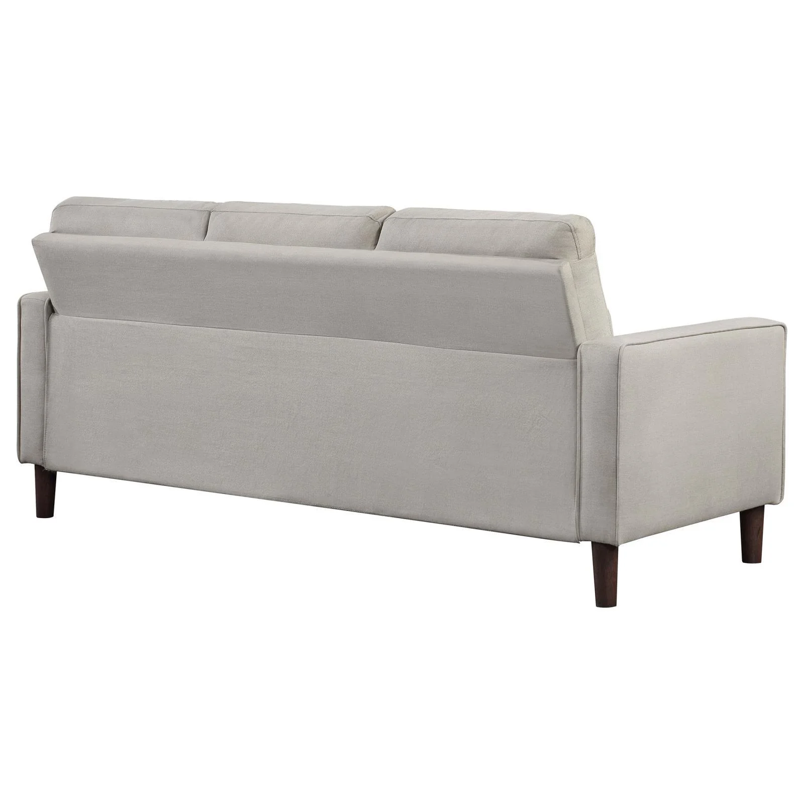 Bowen Upholstered Track Arm Tufted Sofa Beige - Image 6