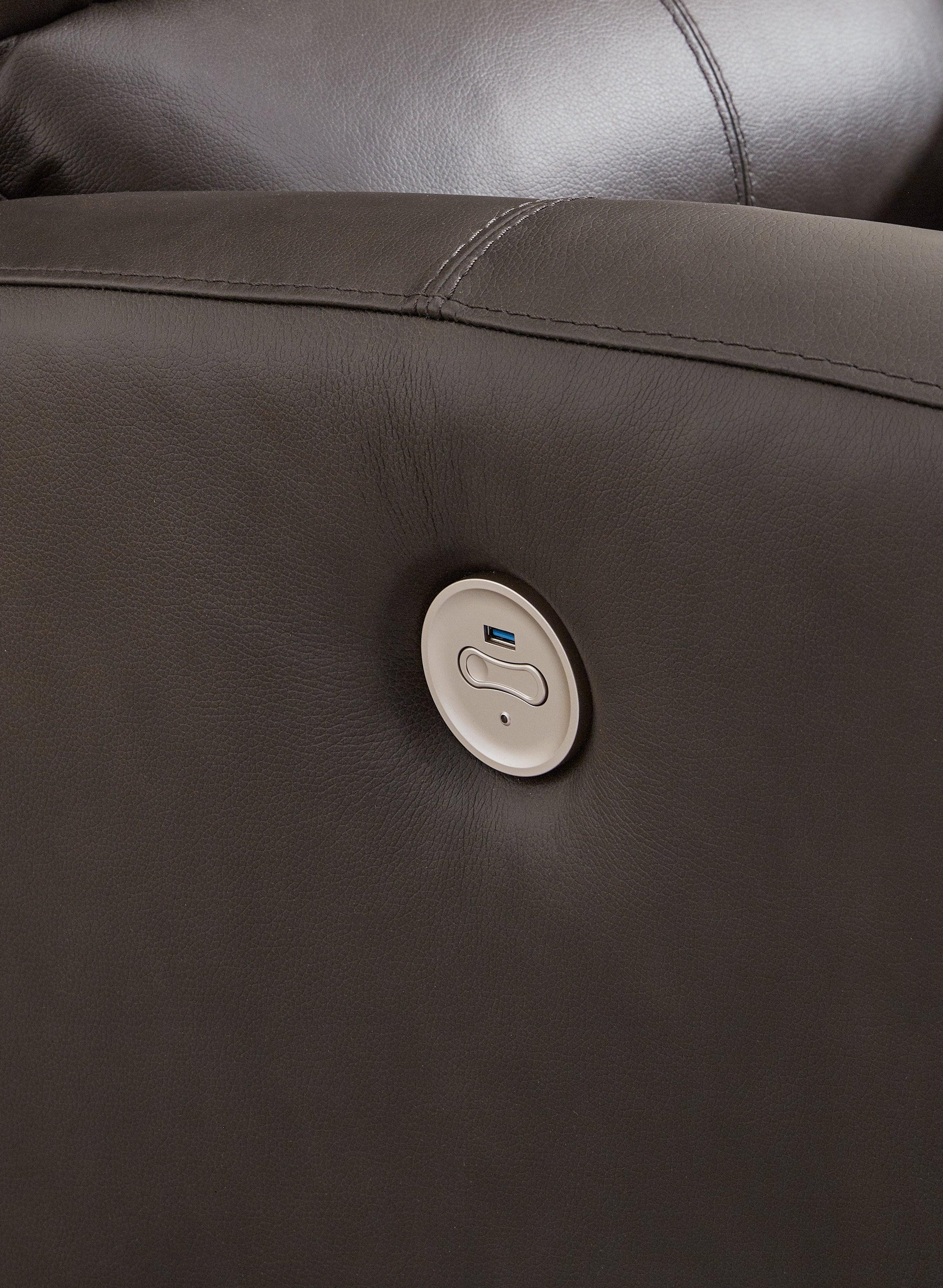 Boxmere Storm Leather Power Recliner - Image 8