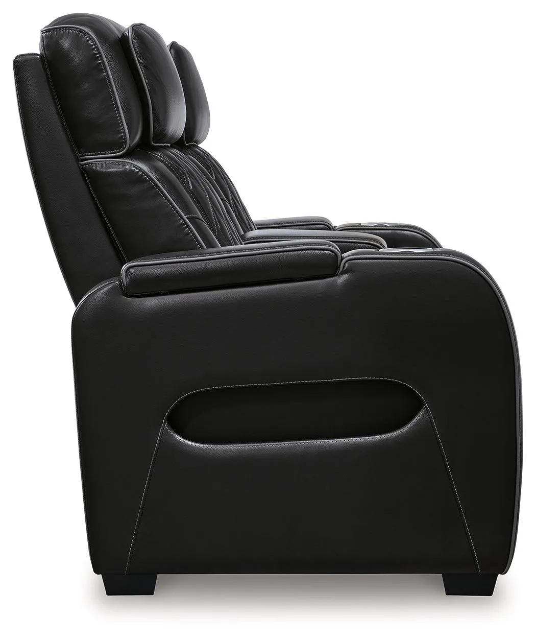 Boyington Black Power Reclining Loveseat - Image 4