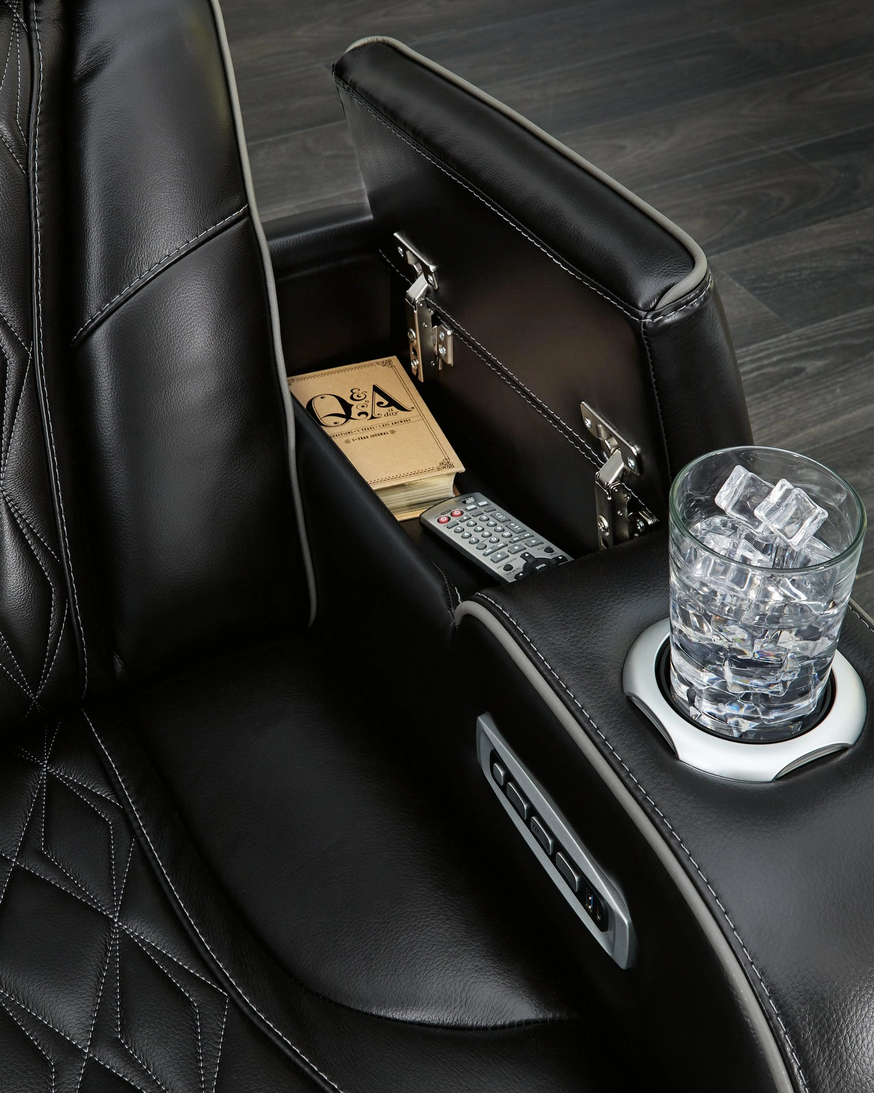 Boyington Black Power Reclining Sofa - Image 13