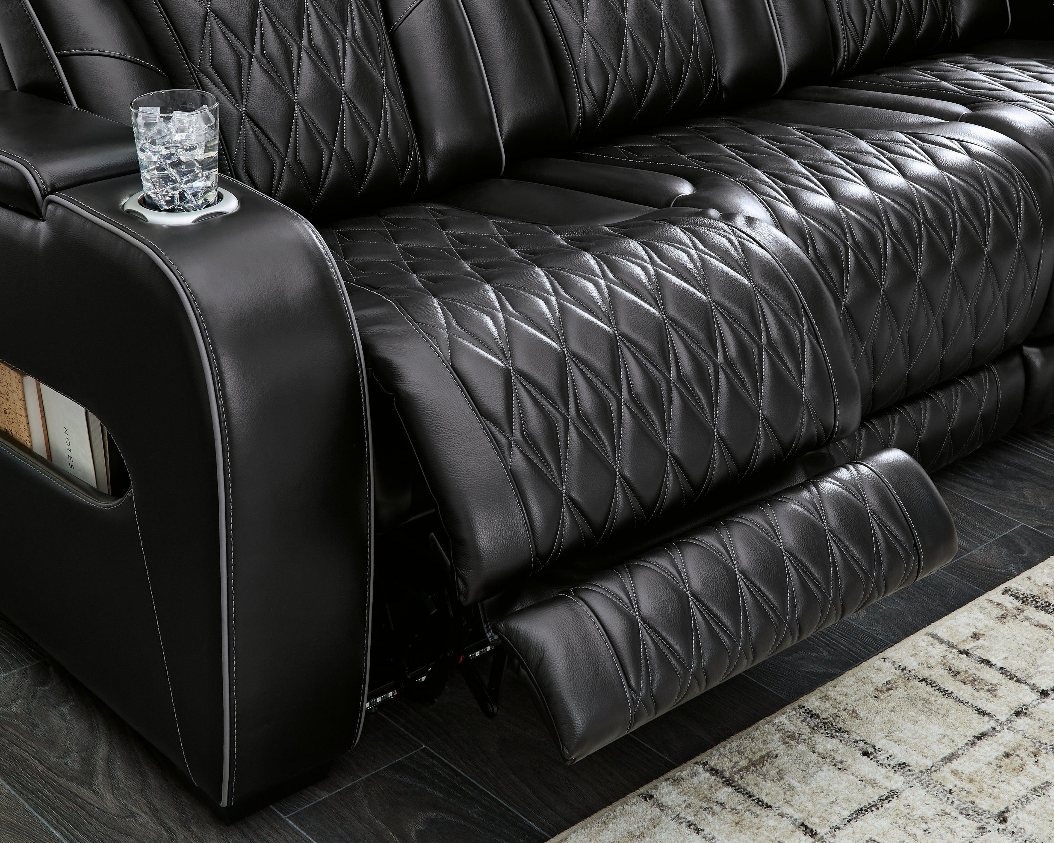 Boyington Black Power Reclining Sofa - Image 15