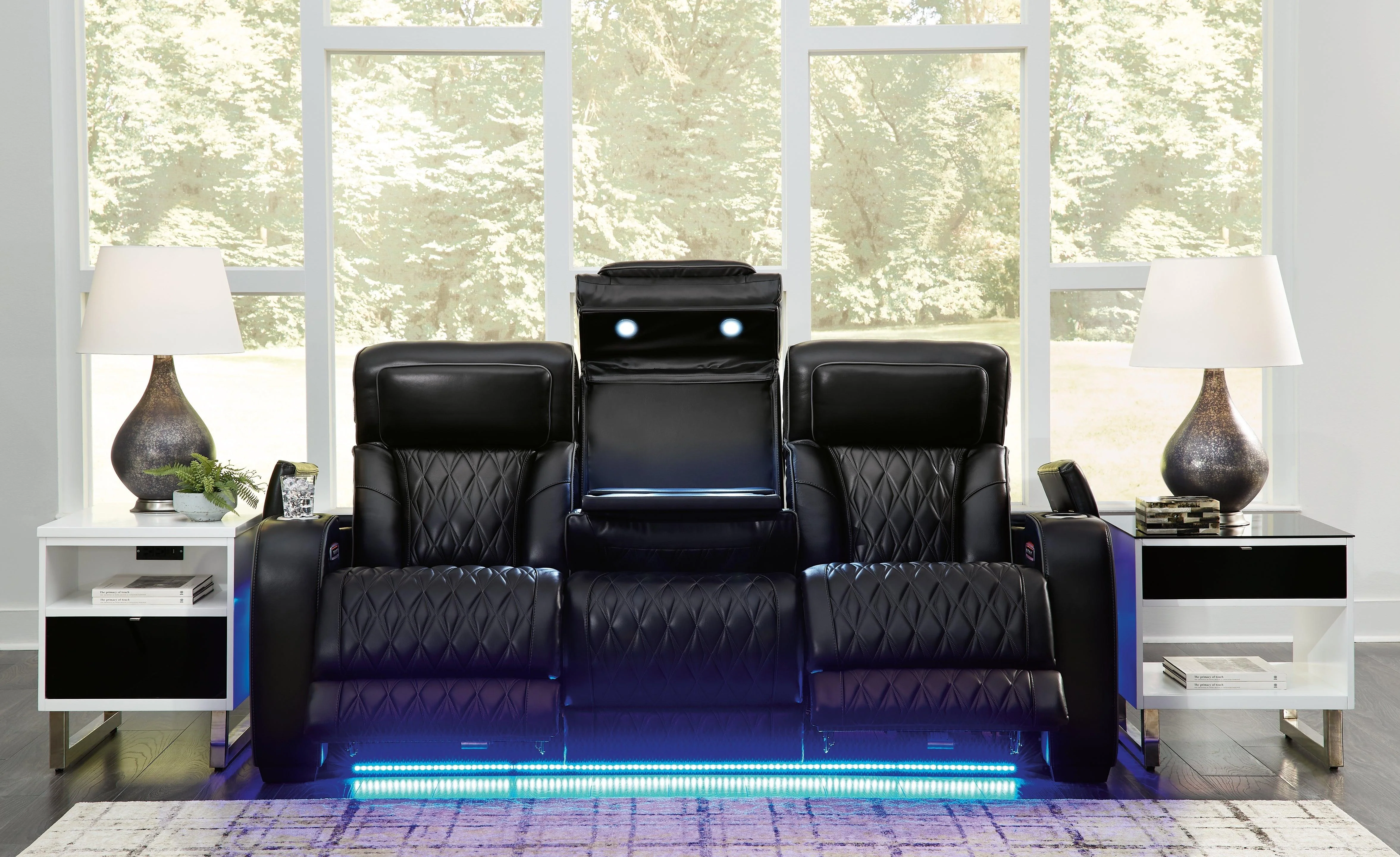 Boyington Black Power Reclining Sofa - Image 8