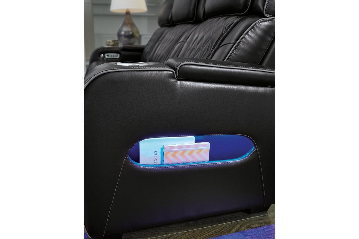Boyington Black Power Reclining Sofa & Loveseat - Image 5