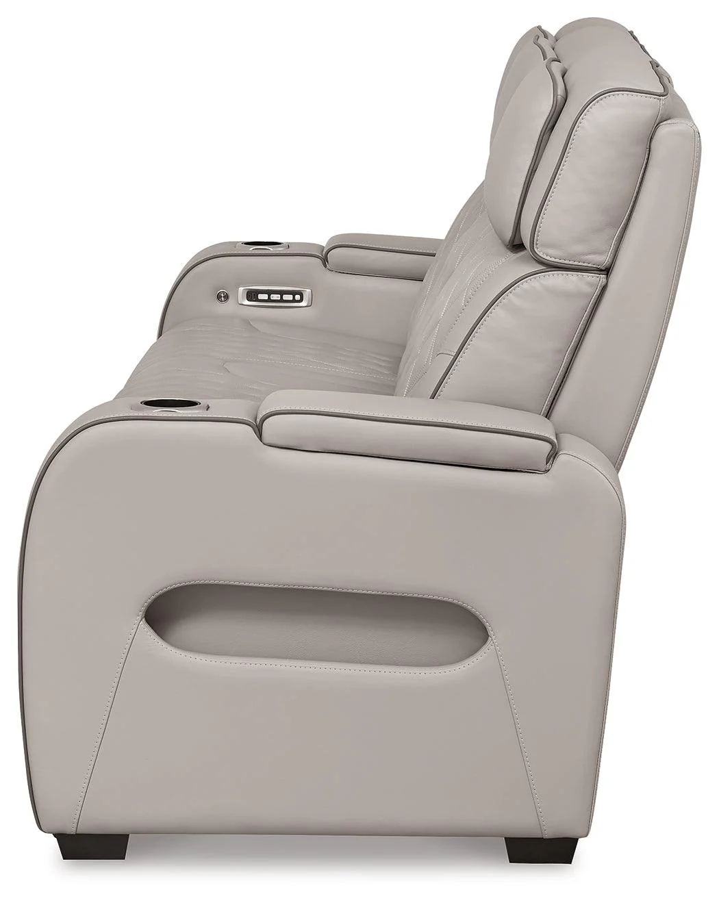 Boyington Gray Power Reclining Sofa - Image 5