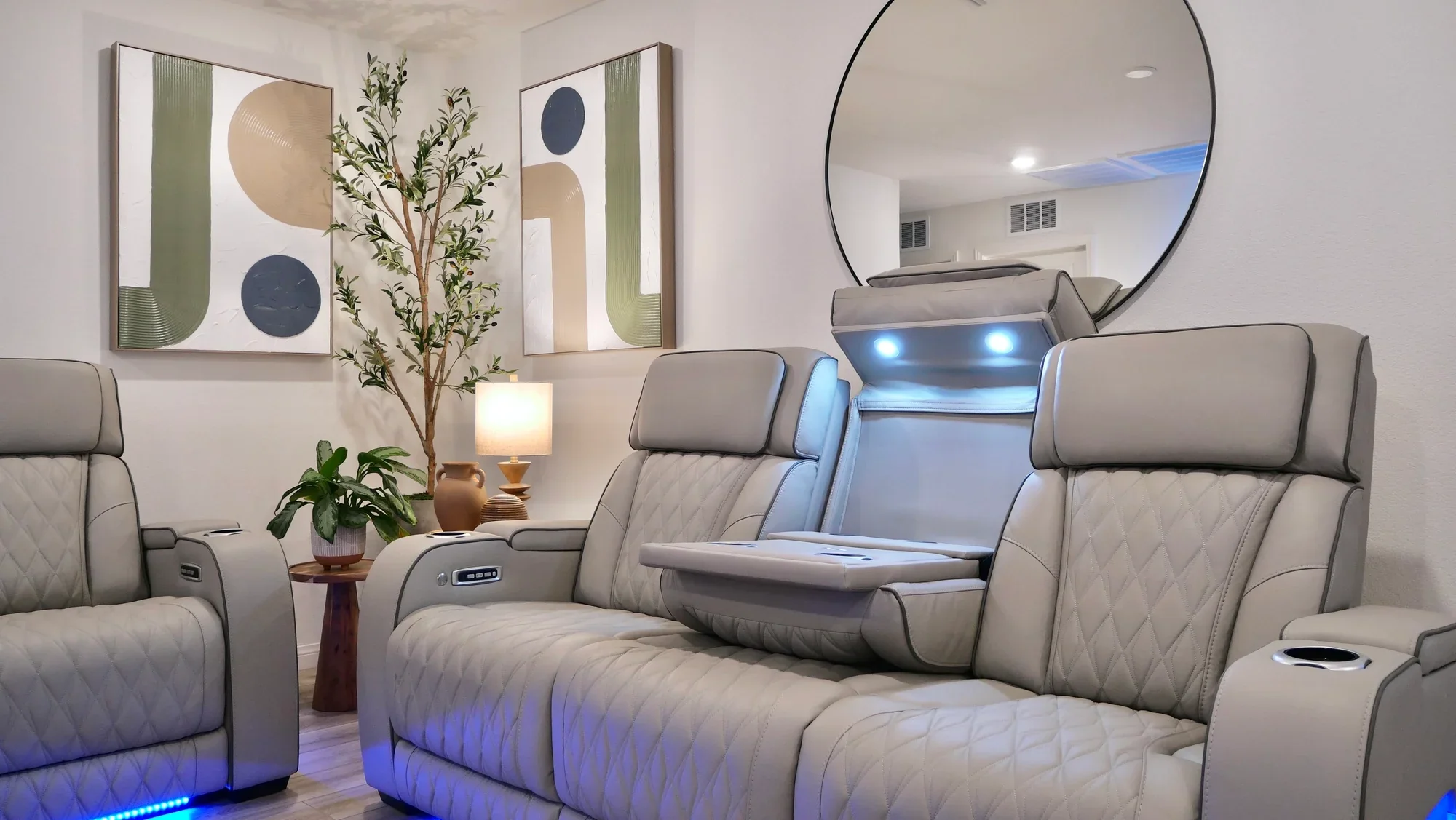 Boyington Gray Power Reclining Sofa & Loveseat - Image 3